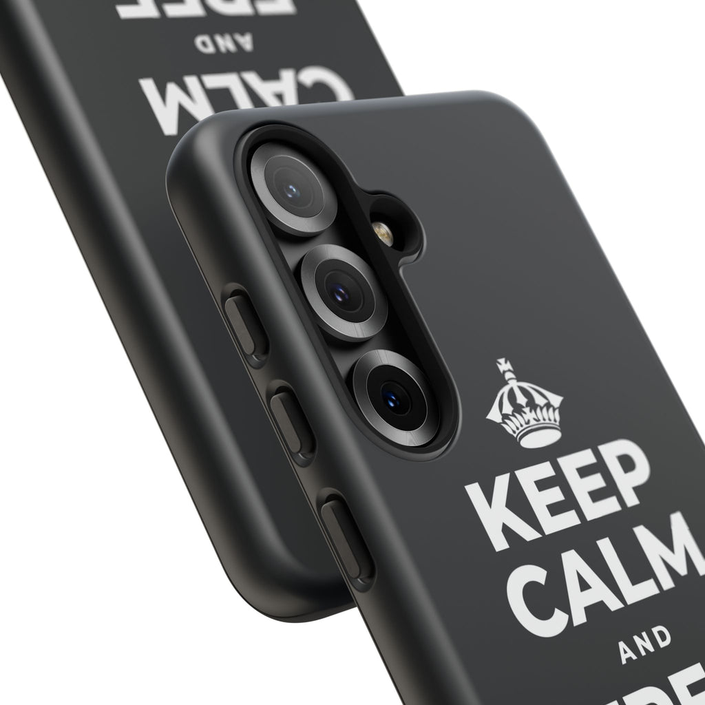 KEEP CALM AND FREE YOURSELF Phone Case (Dark)