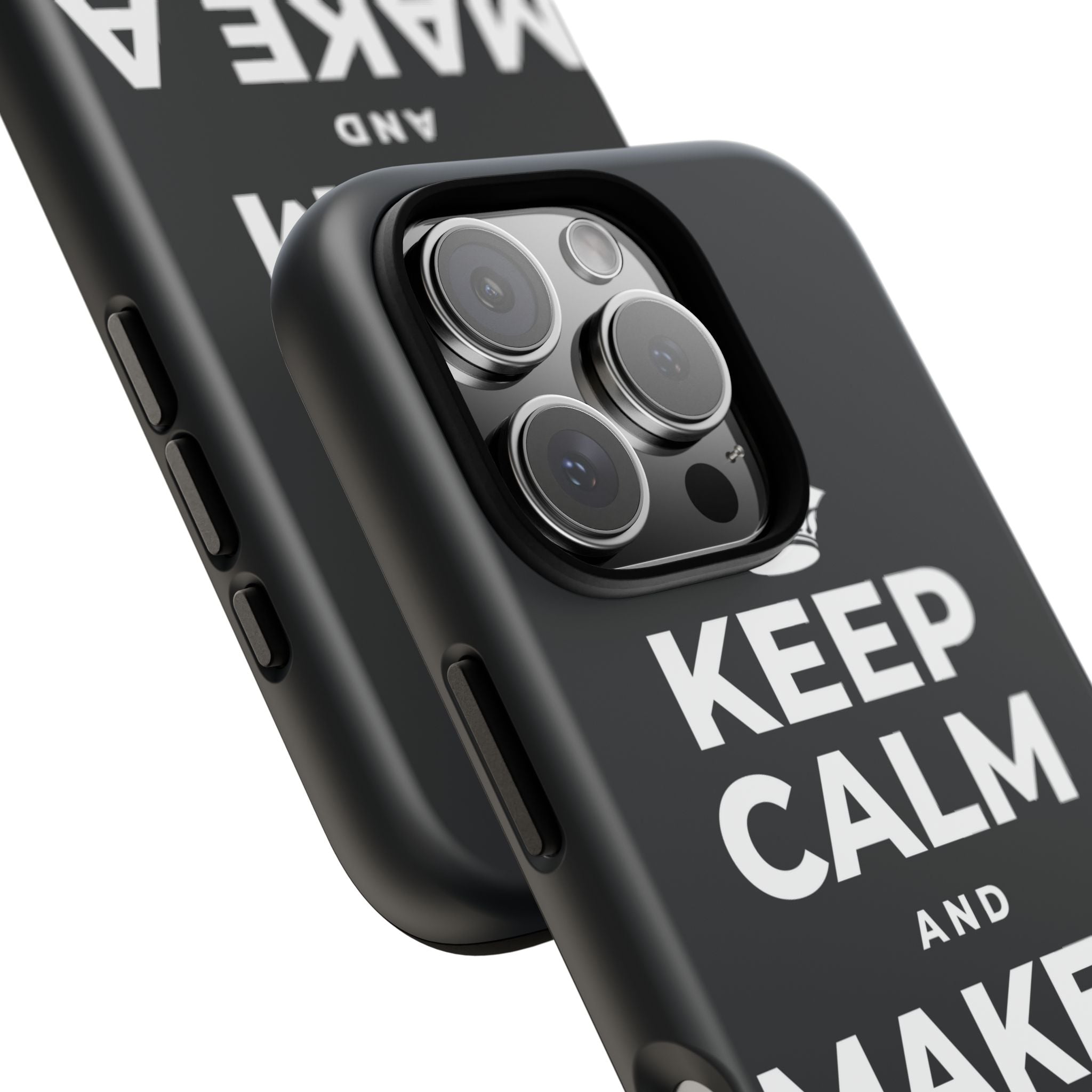 KEEP CALM AND MAKE A WARM MEMORY Phone Case (Dark)