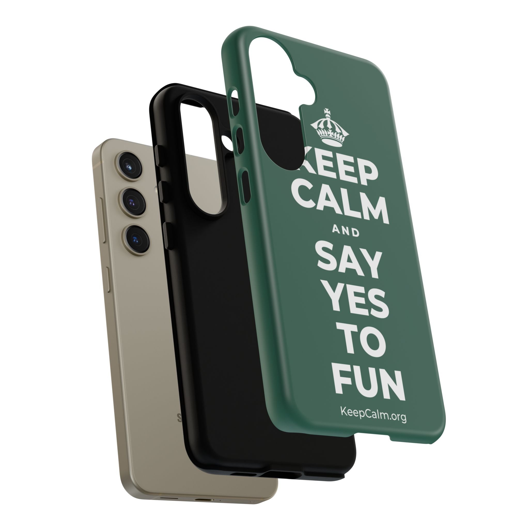 KEEP CALM AND SAY YES TO FUN Phone Case
