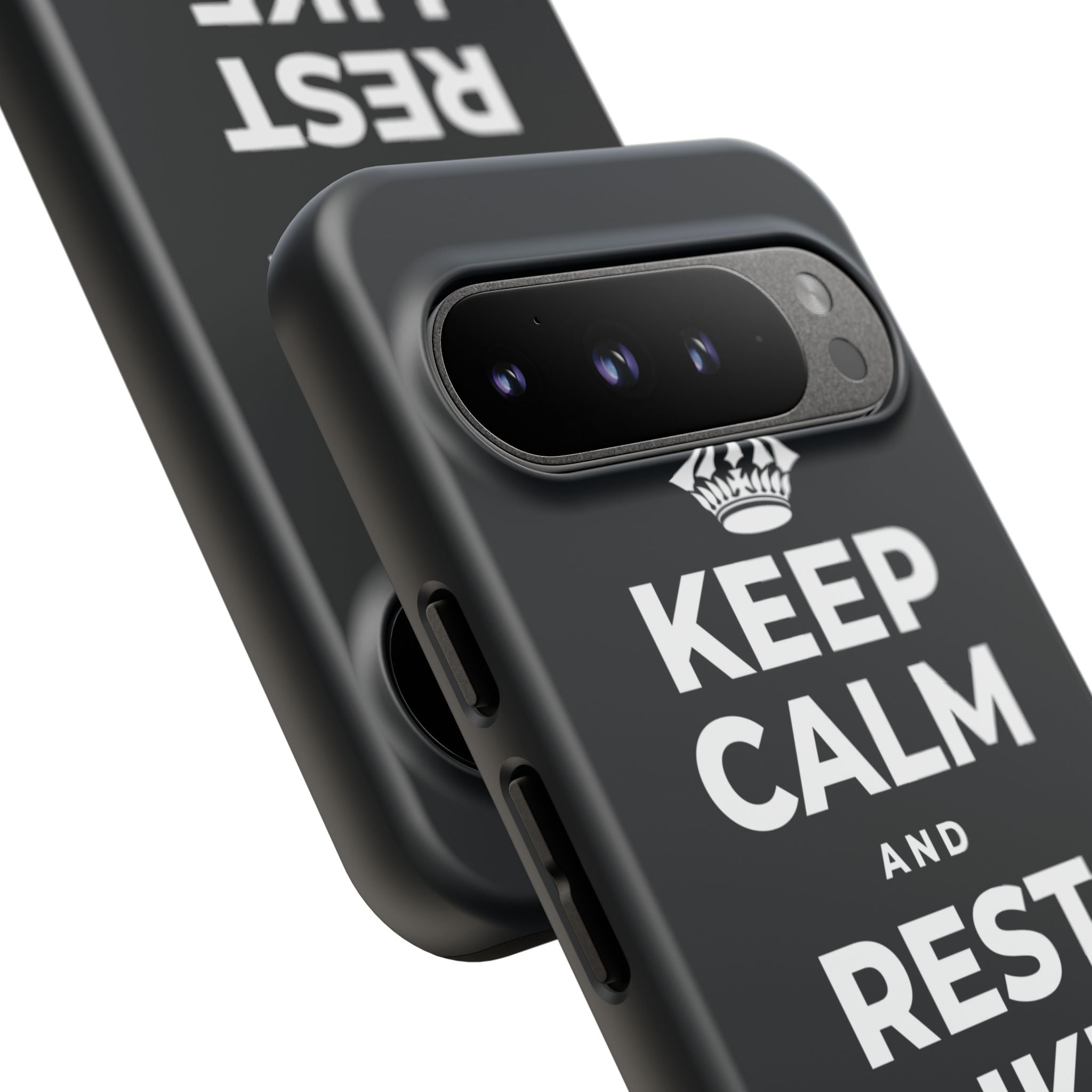 KEEP CALM AND REST LIKE THE SEASON Phone Case (Dark)