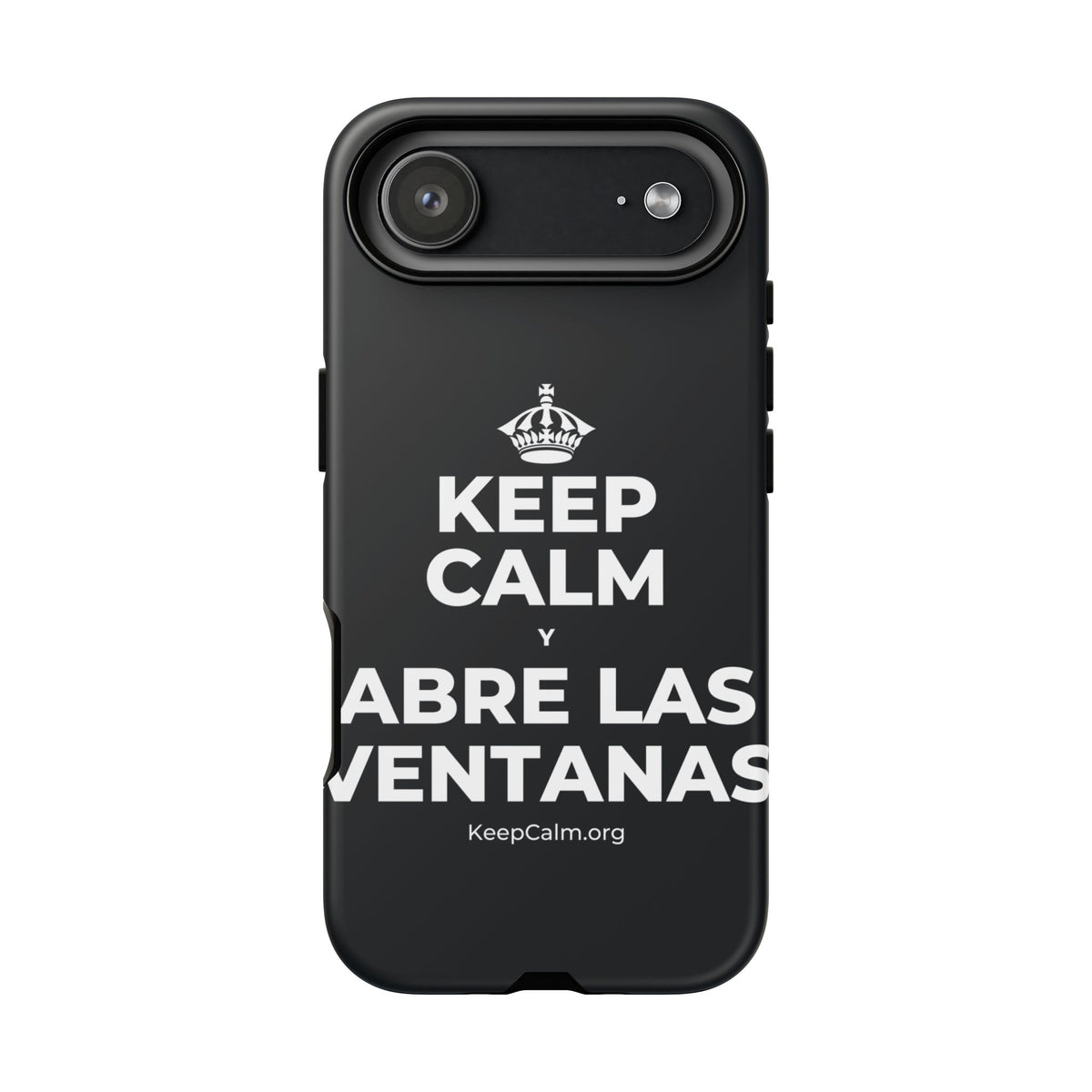 KEEP CALM Y ABRE LAS VENTANAS Phone Case (Dark)