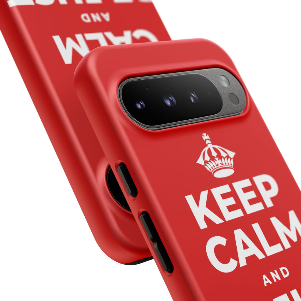 KEEP CALM AND BE JUST RIGHT Phone Case