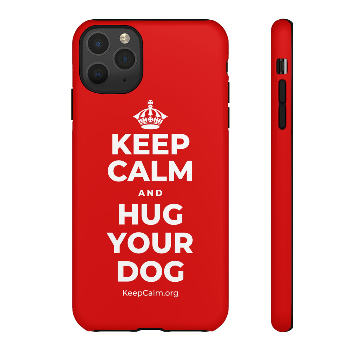 KEEP CALM AND HUG YOUR DOG Phone Case