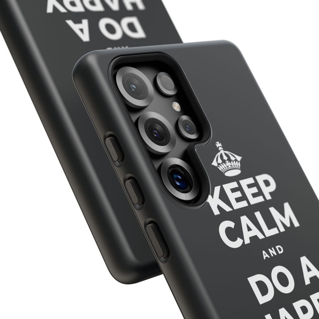 KEEP CALM AND DO A HAPPY LITTLE DANCE Phone Case (Dark)