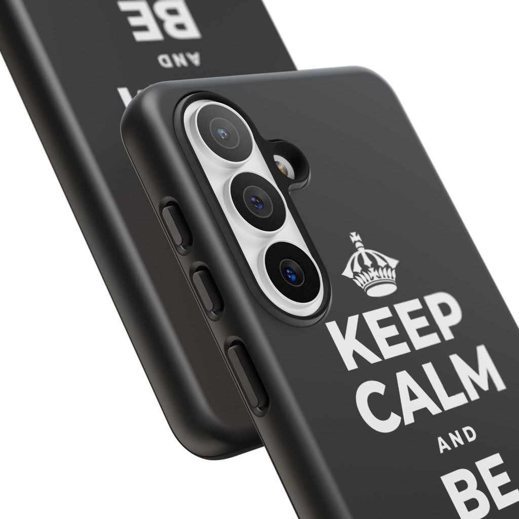 KEEP CALM AND BE STRONG LIKE A 🦕 Phone Case