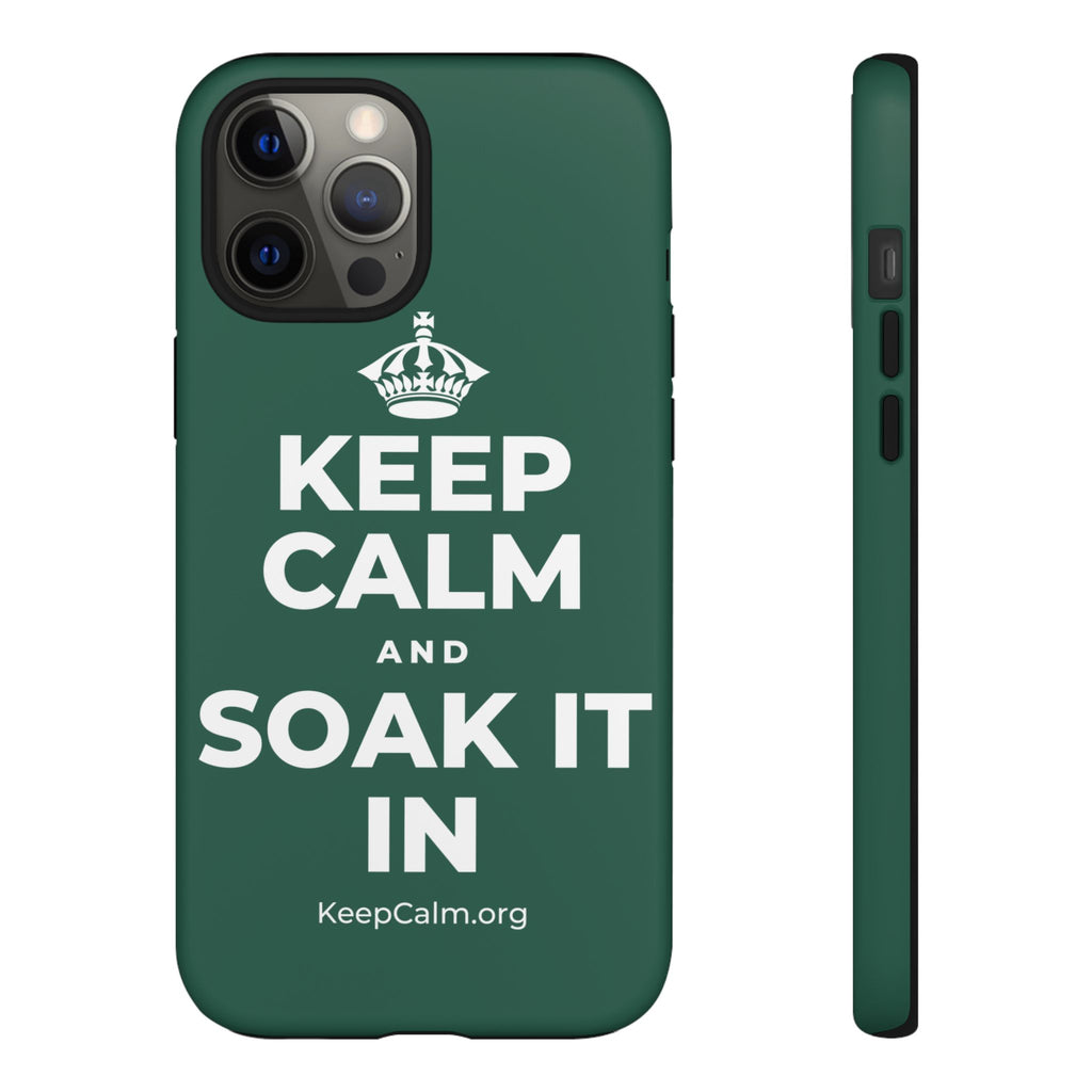 KEEP CALM AND SOAK IT IN Phone Case