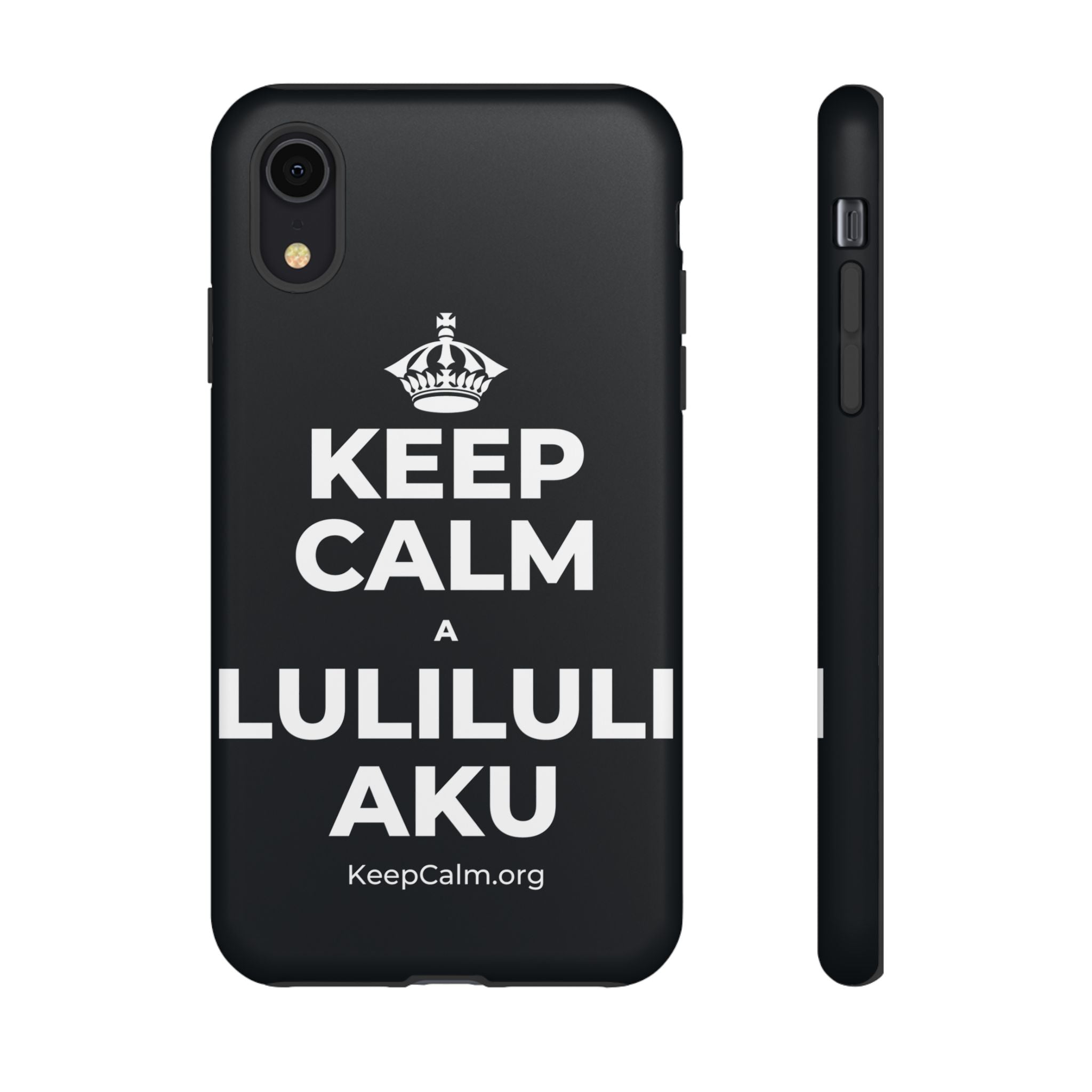KEEP CALM A LULILULI AKU Phone Case (Dark)
