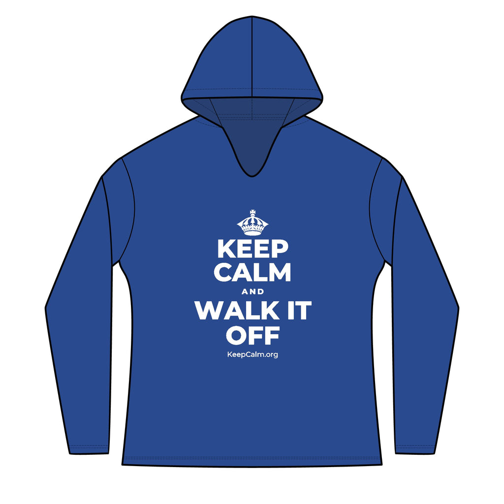 KEEP CALM AND WALK IT OFF Women's Long Sleeve Hoodie