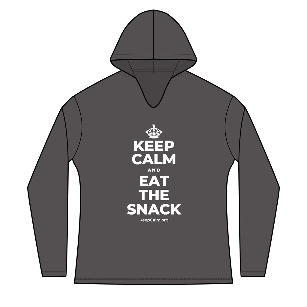 KEEP CALM AND EAT THE SNACK Women's Long Sleeve Hoodie