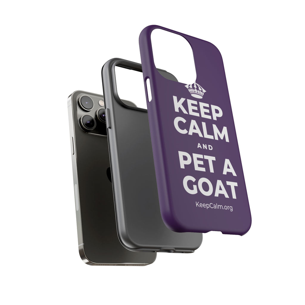 KEEP CALM AND PET A GOAT Phone Case