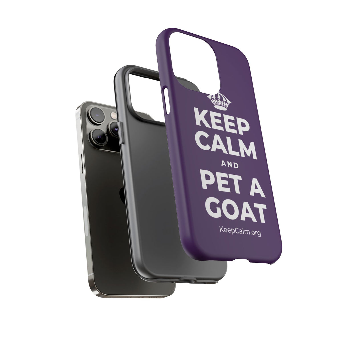 KEEP CALM AND PET A GOAT Phone Case