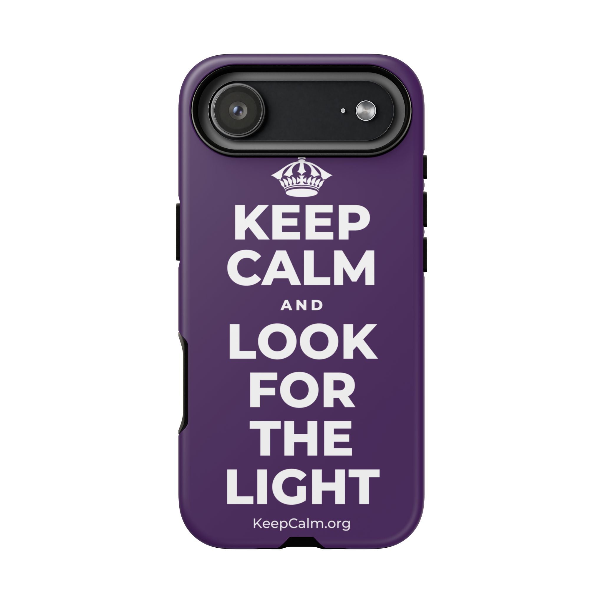 KEEP CALM AND LOOK FOR THE LIGHT Phone Case