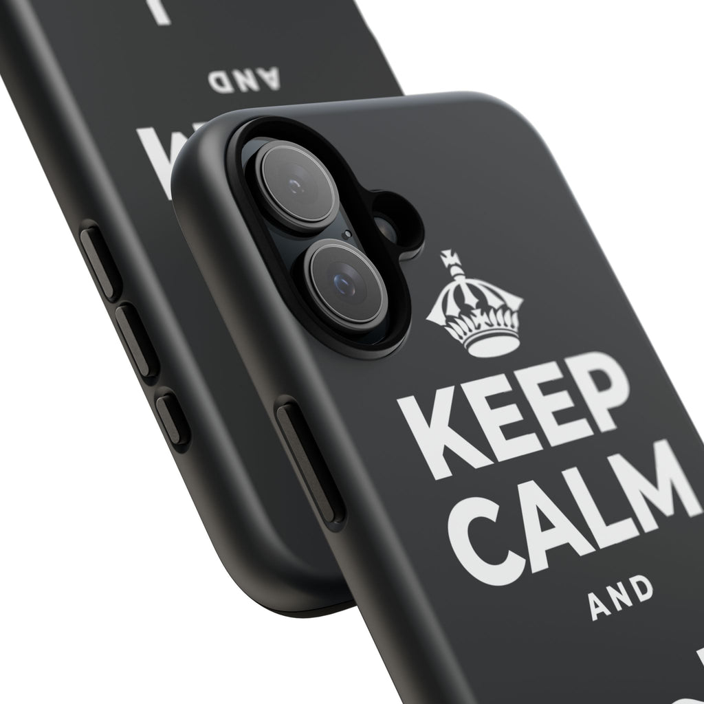 KEEP CALM AND احمِ سلامك Phone Case (Dark)