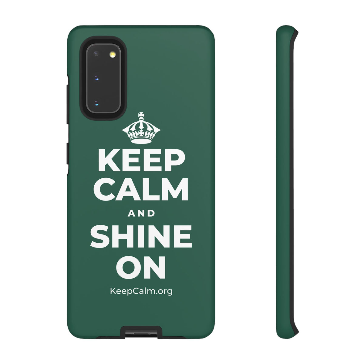 KEEP CALM AND SHINE ON Phone Case