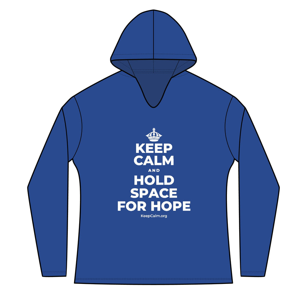 KEEP CALM AND HOLD SPACE FOR HOPE Women's Long Sleeve Hoodie