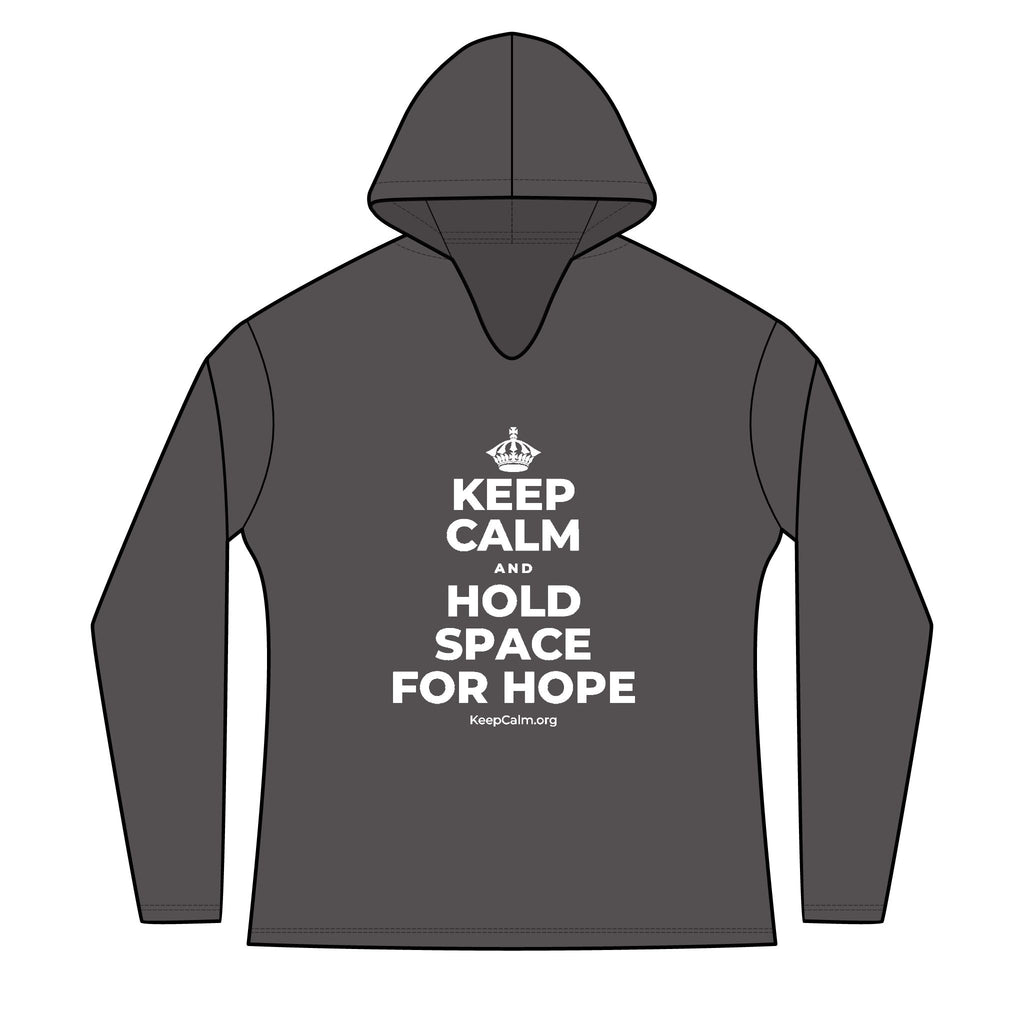 KEEP CALM AND HOLD SPACE FOR HOPE Women's Long Sleeve Hoodie