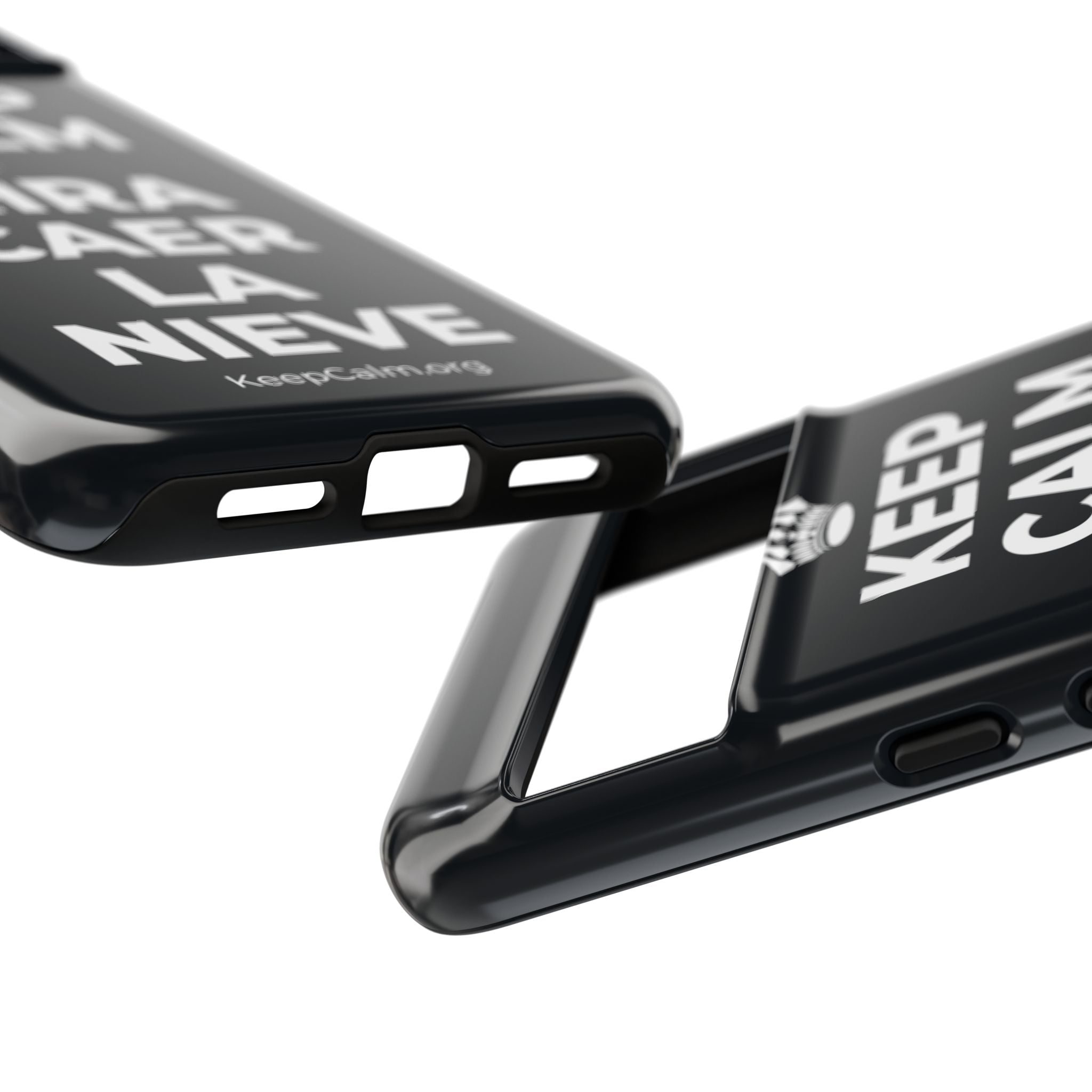 KEEP CALM Y MIRA CAER LA NIEVE Phone Case (Dark)