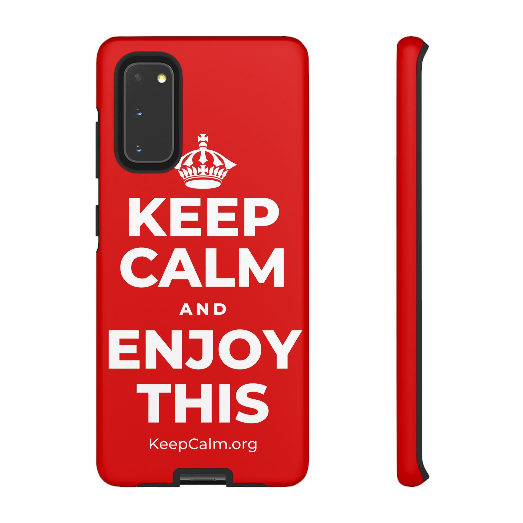 KEEP CALM AND ENJOY THIS Phone Case
