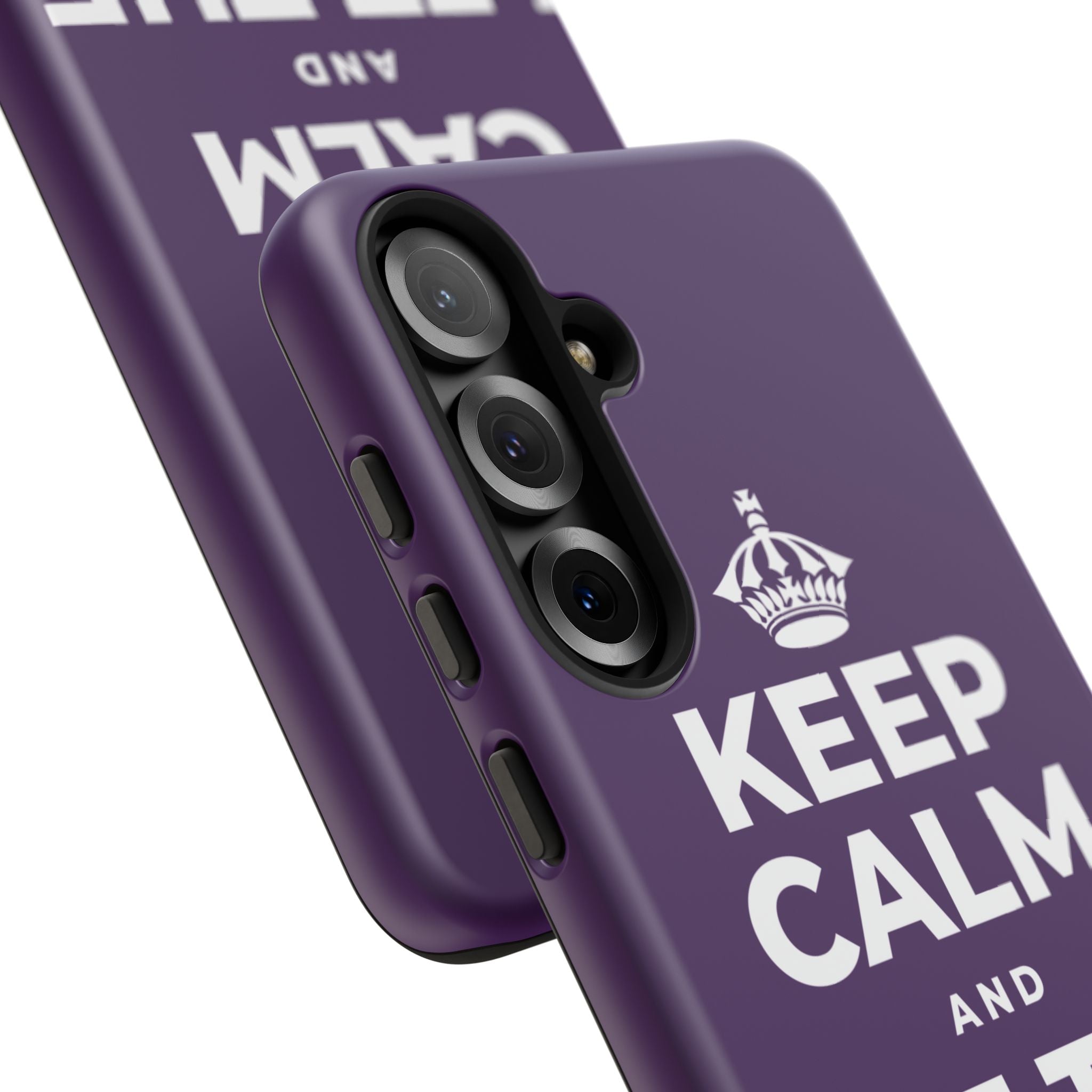 KEEP CALM AND LET THE LIGHT IN Phone Case