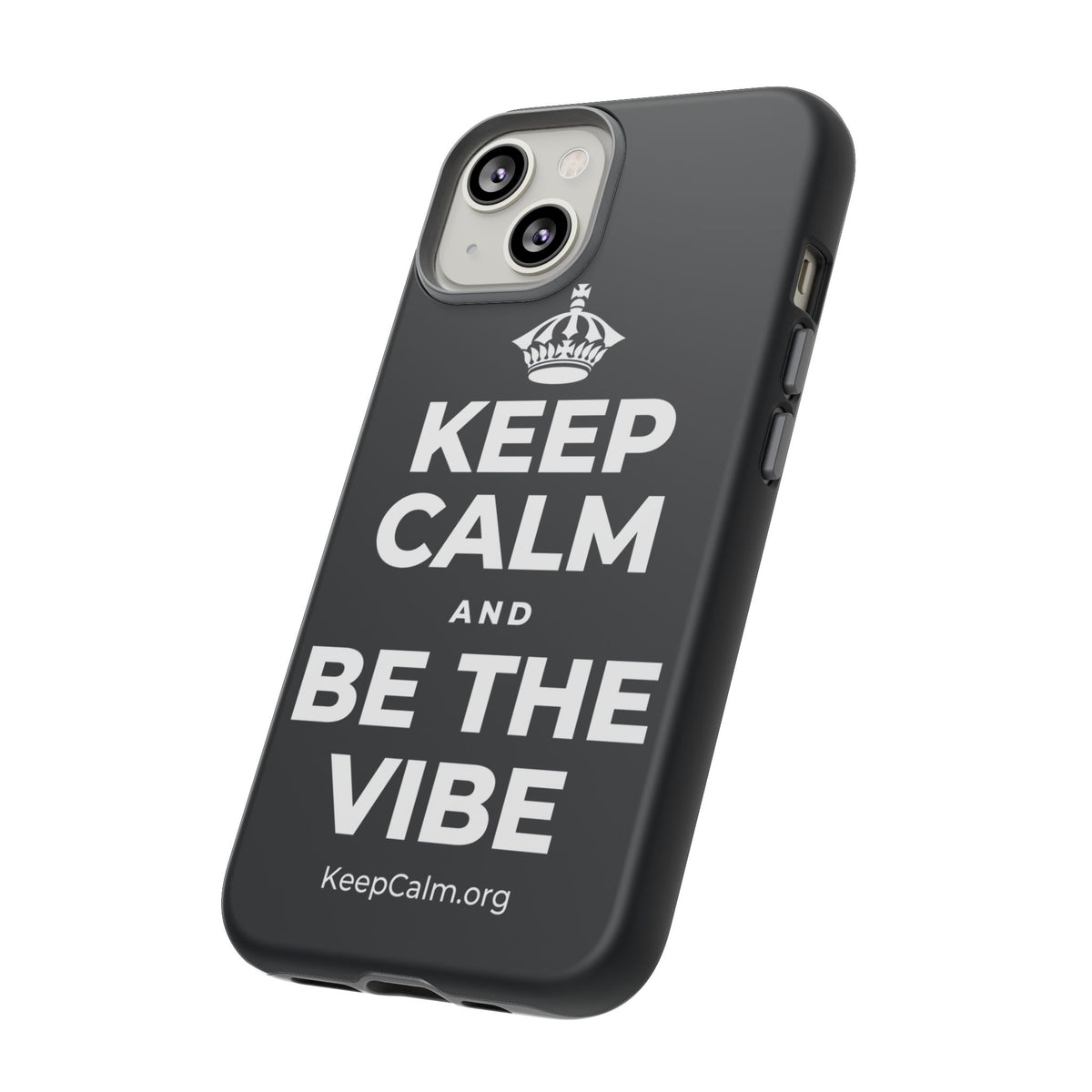 KEEP CALM AND BE THE VIBE Phone Case (Dark)