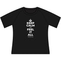 KEEP CALM AND FEEL IT ALL Women's Raglan Tee