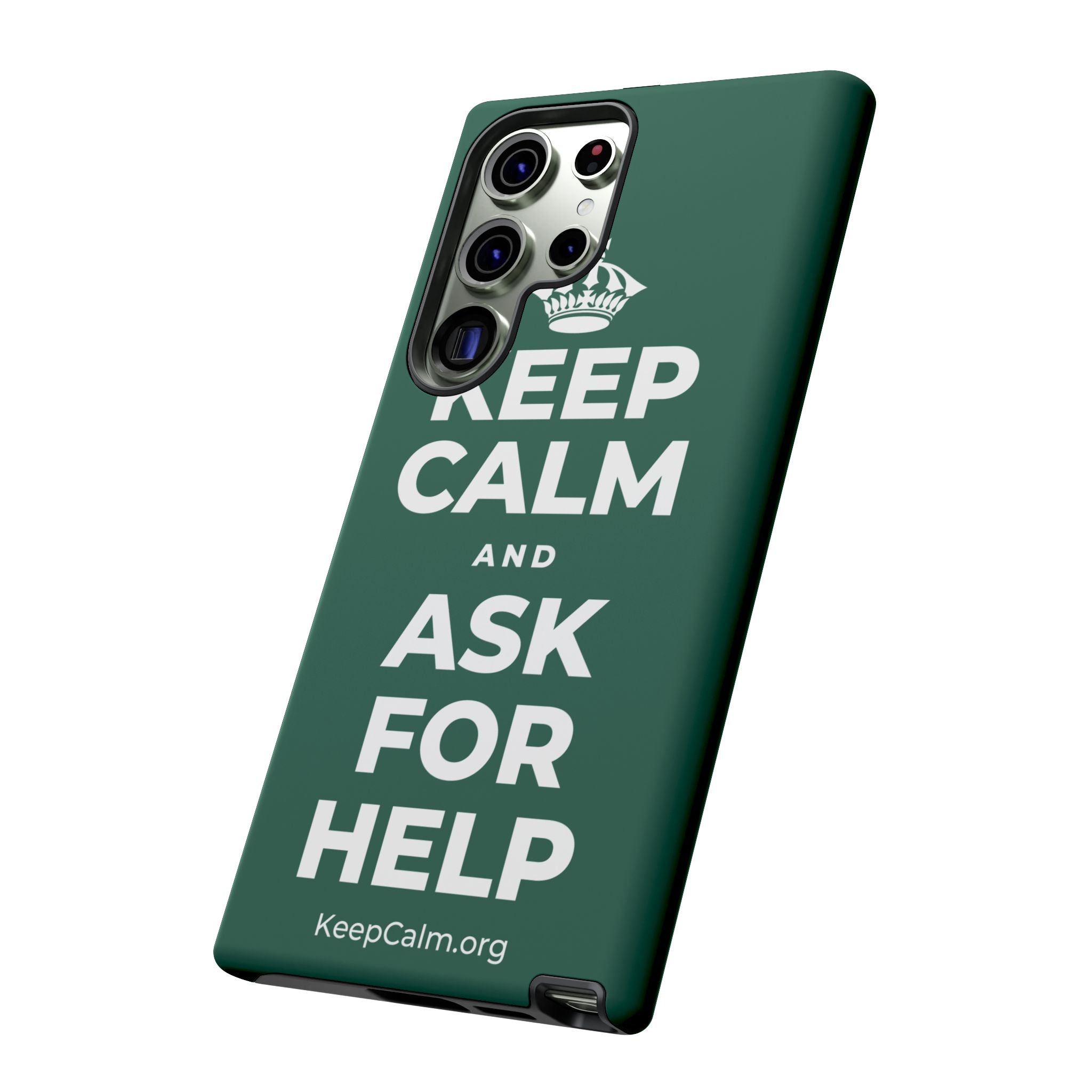 KEEP CALM AND ASK FOR HELP Phone Case