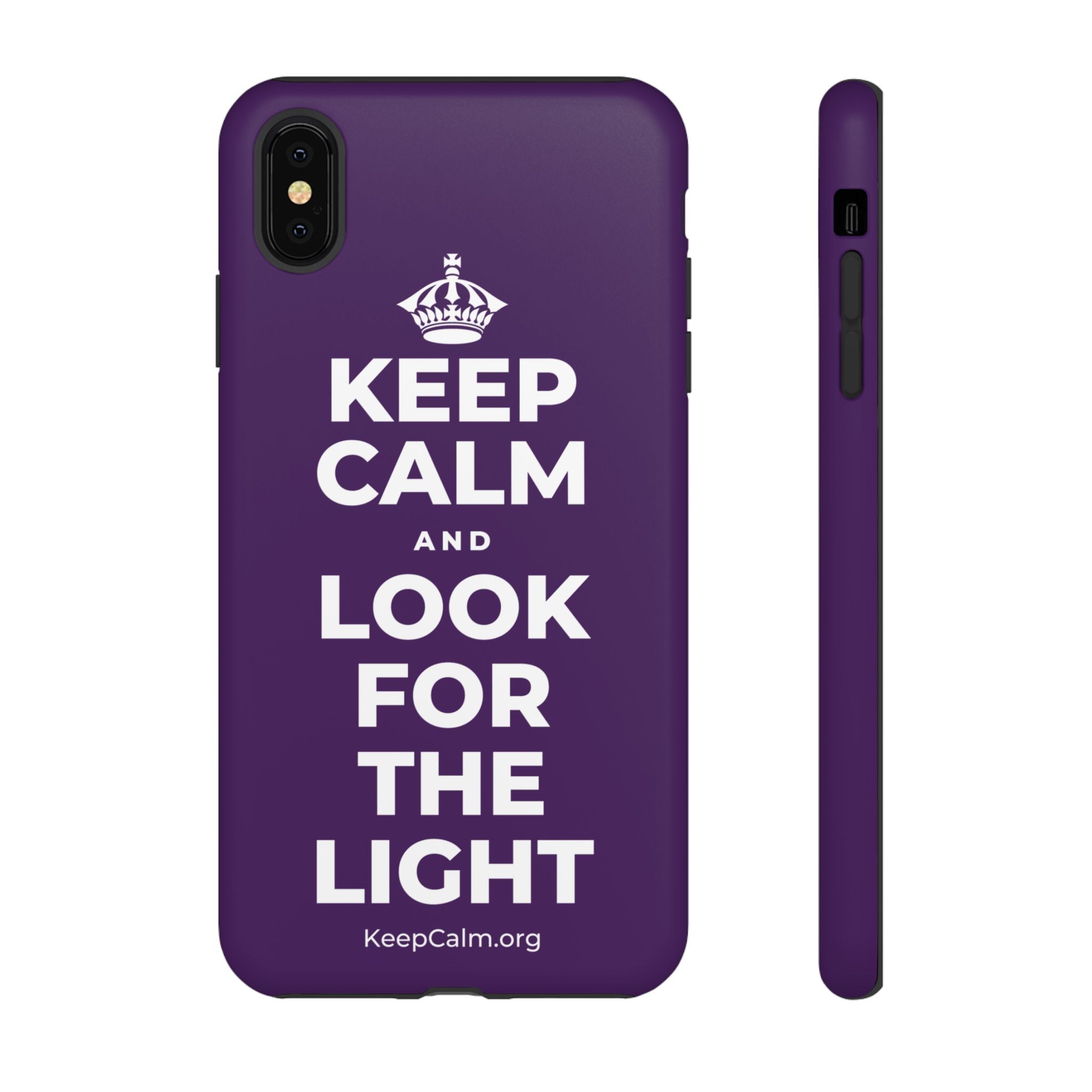 KEEP CALM AND LOOK FOR THE LIGHT Phone Case