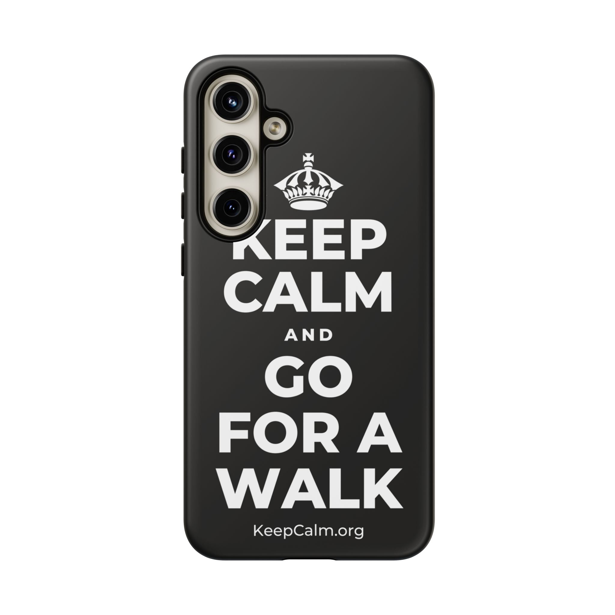 KEEP CALM AND GO FOR A WALK Phone Case