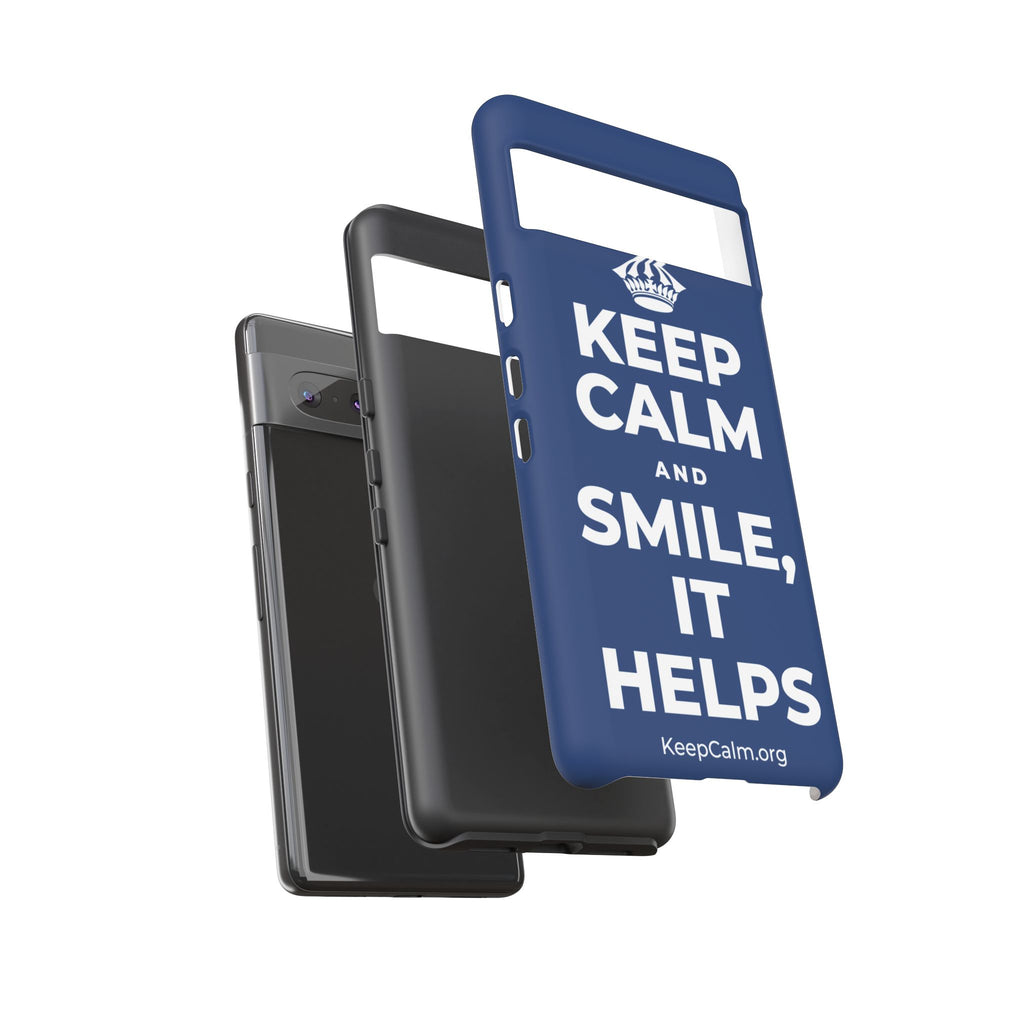 KEEP CALM AND SMILE, IT HELPS Phone Case