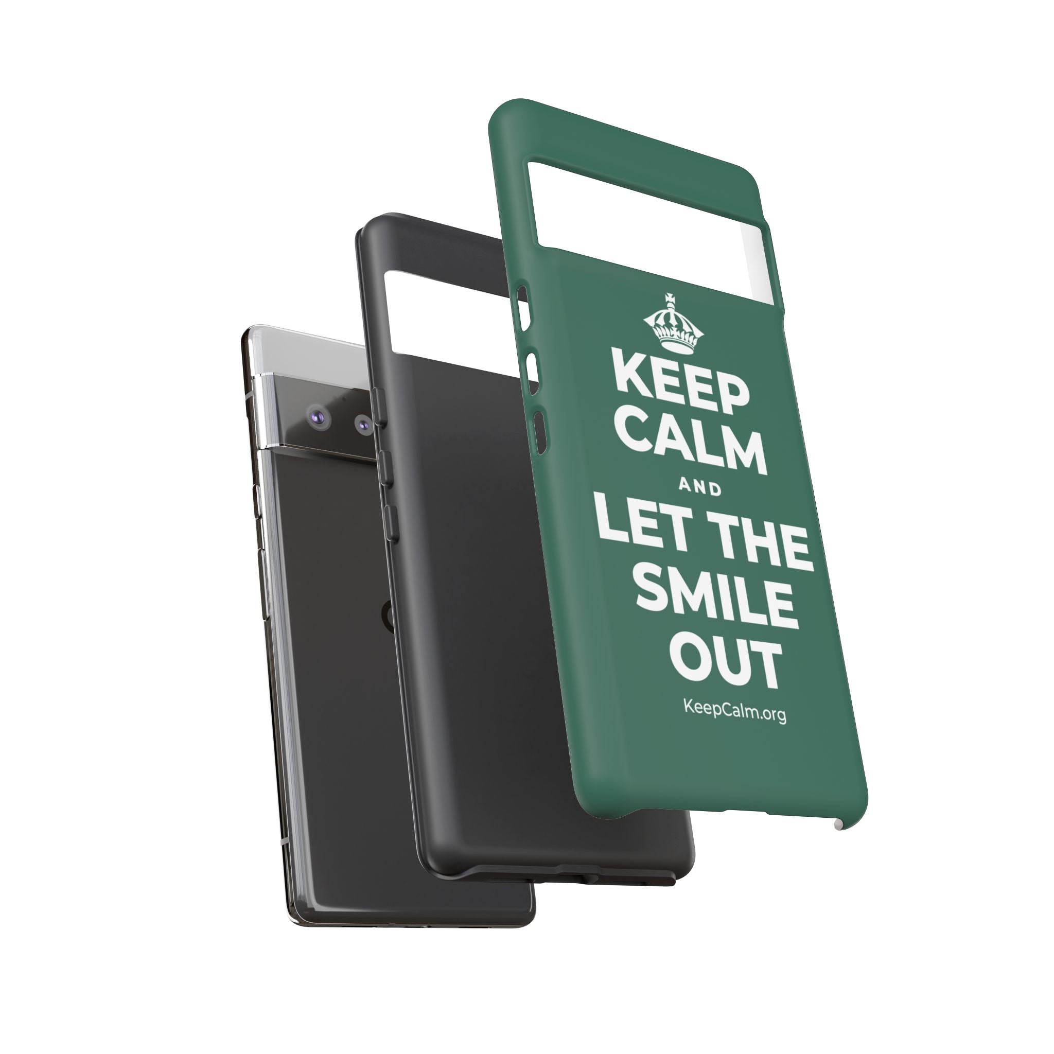 KEEP CALM AND LET THE SMILE OUT Phone Case