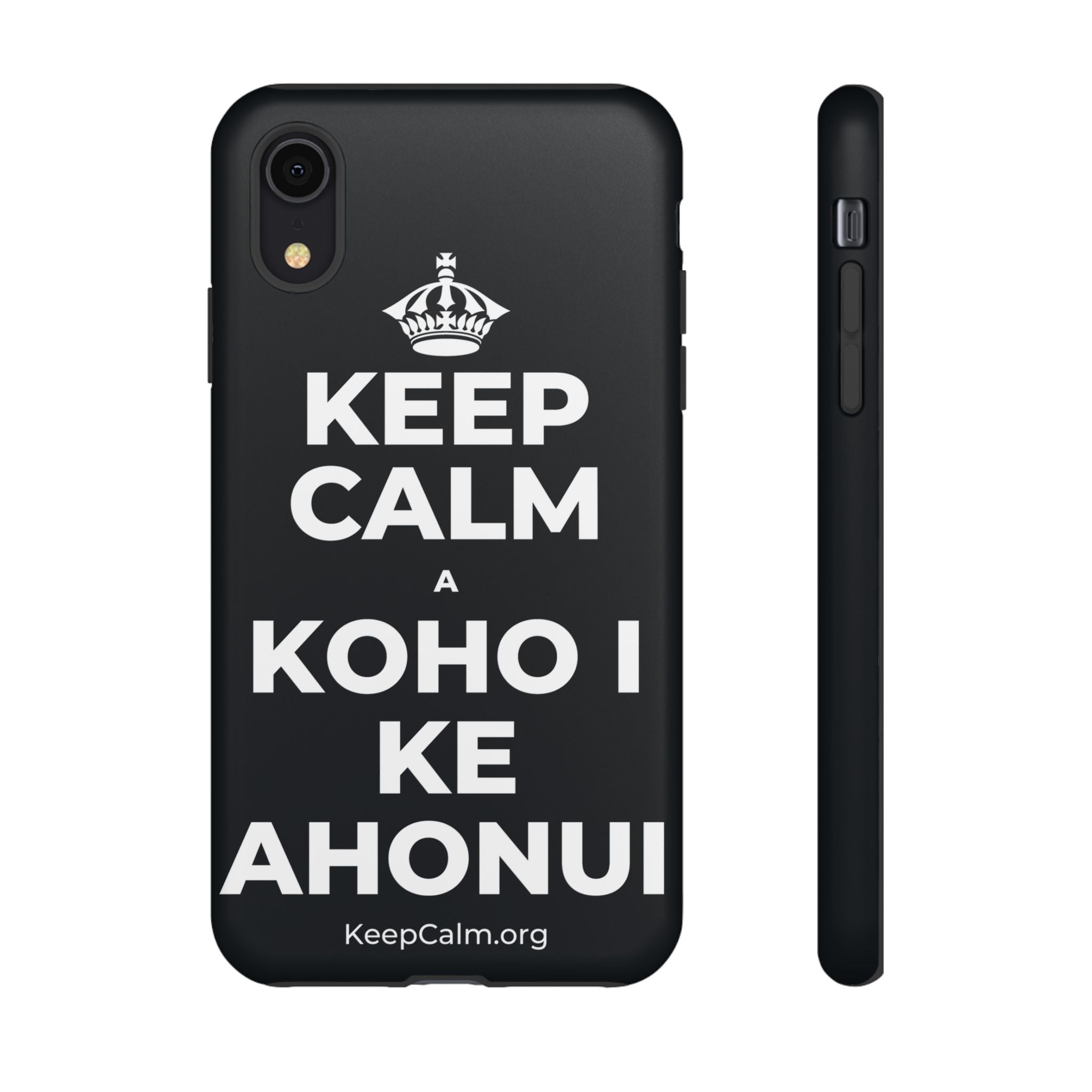 KEEP CALM A KOHO I KE AHONUI Phone Case (Dark)