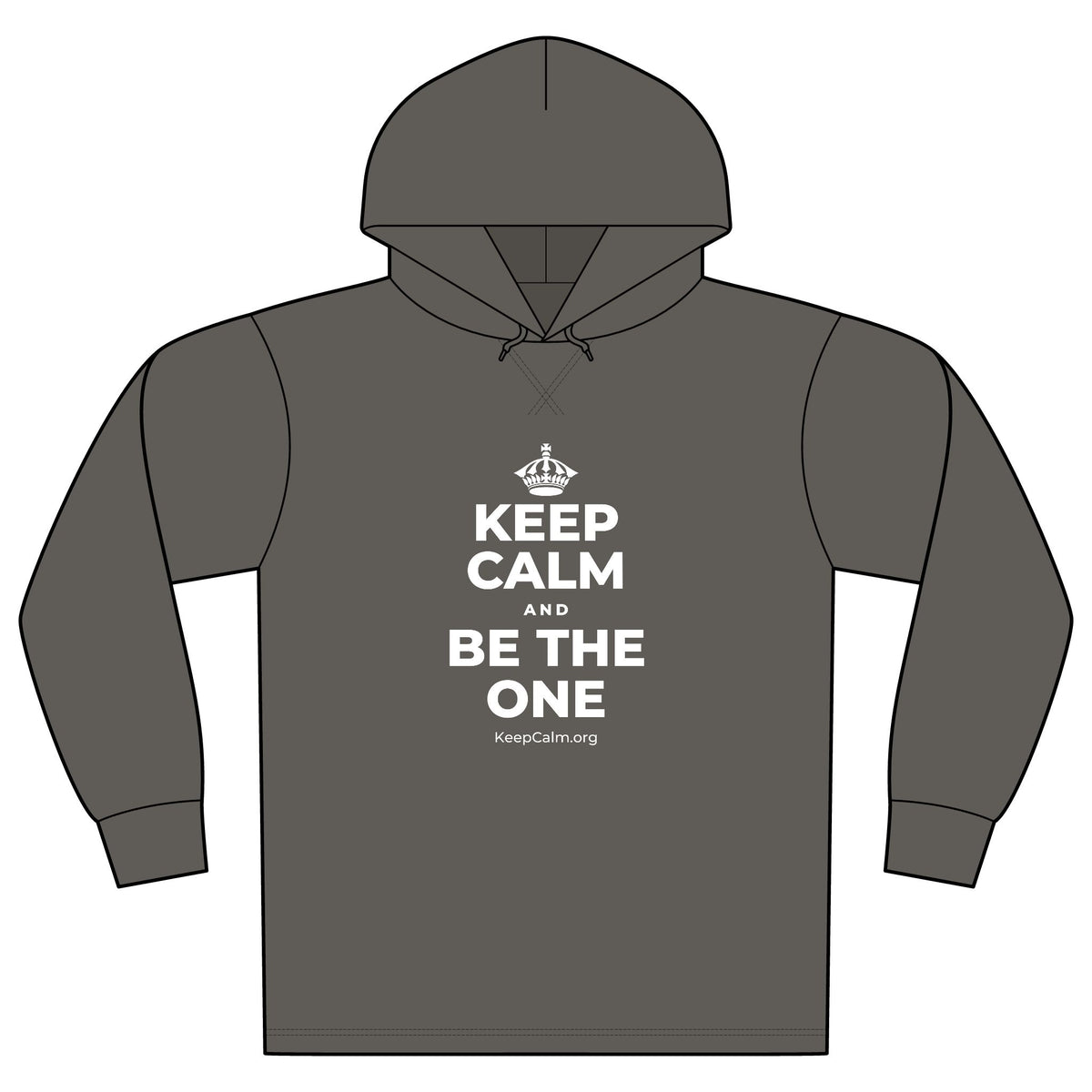 KEEP CALM AND BE THE ONE Organic Hoodie Tee