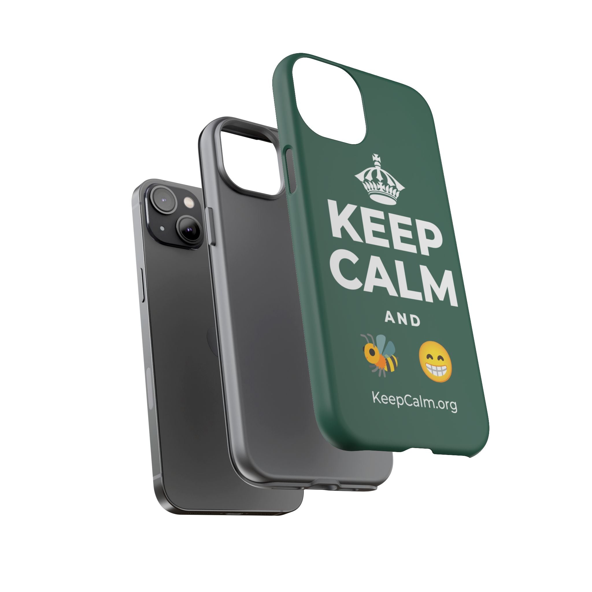 KEEP CALM AND BEE HAPPY Phone Case