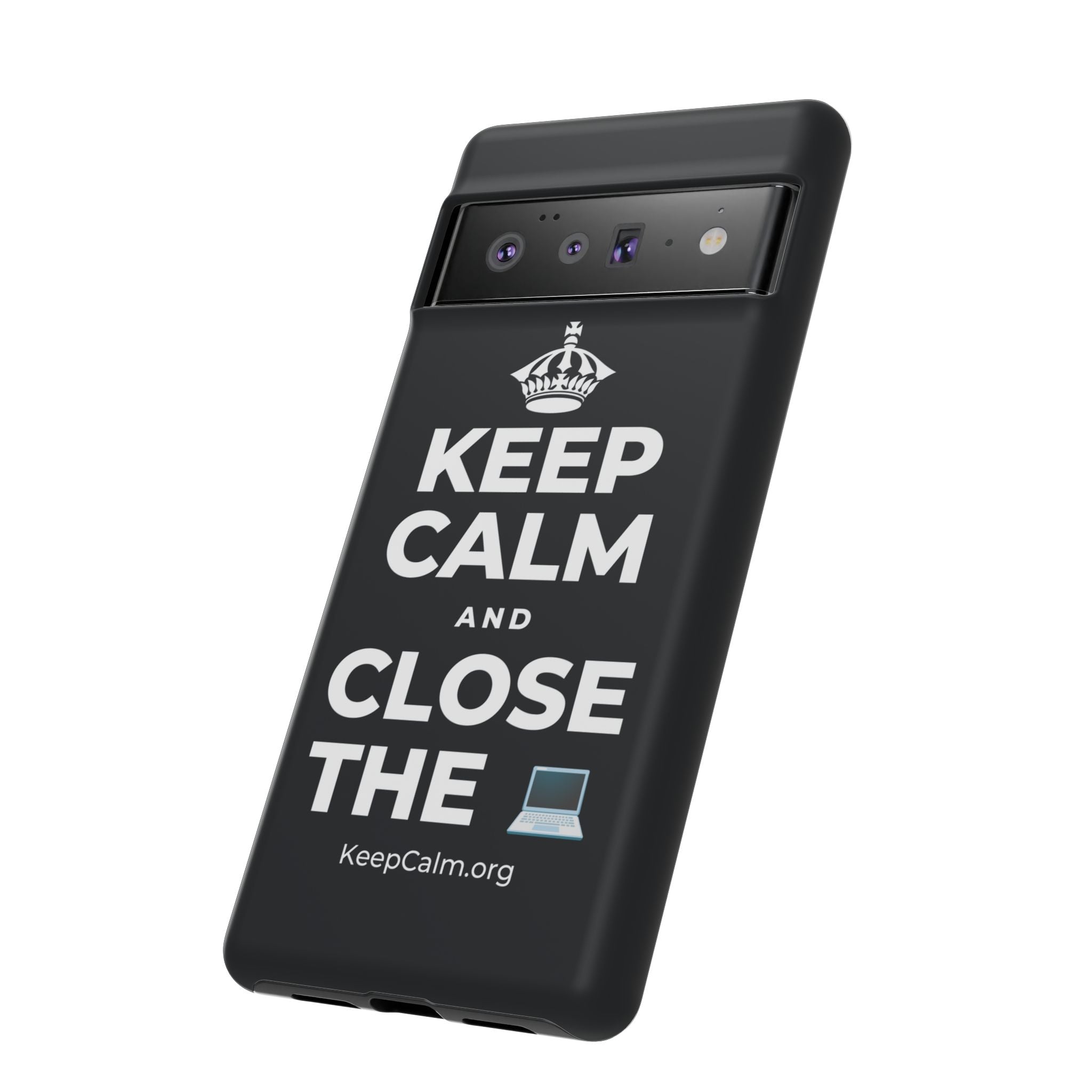 KEEP CALM AND CLOSE THE 💻 Phone Case (Dark)