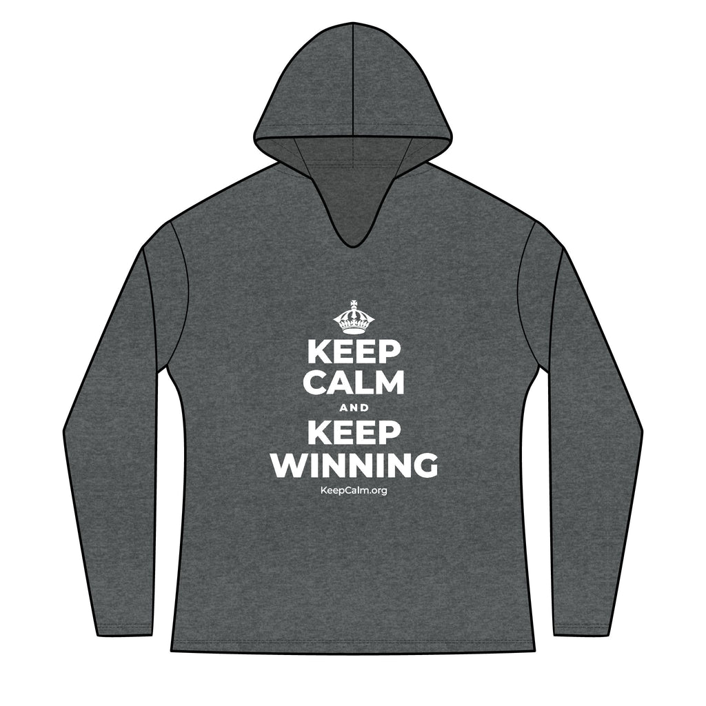 KEEP CALM AND KEEP WINNING Women's Long Sleeve Hoodie