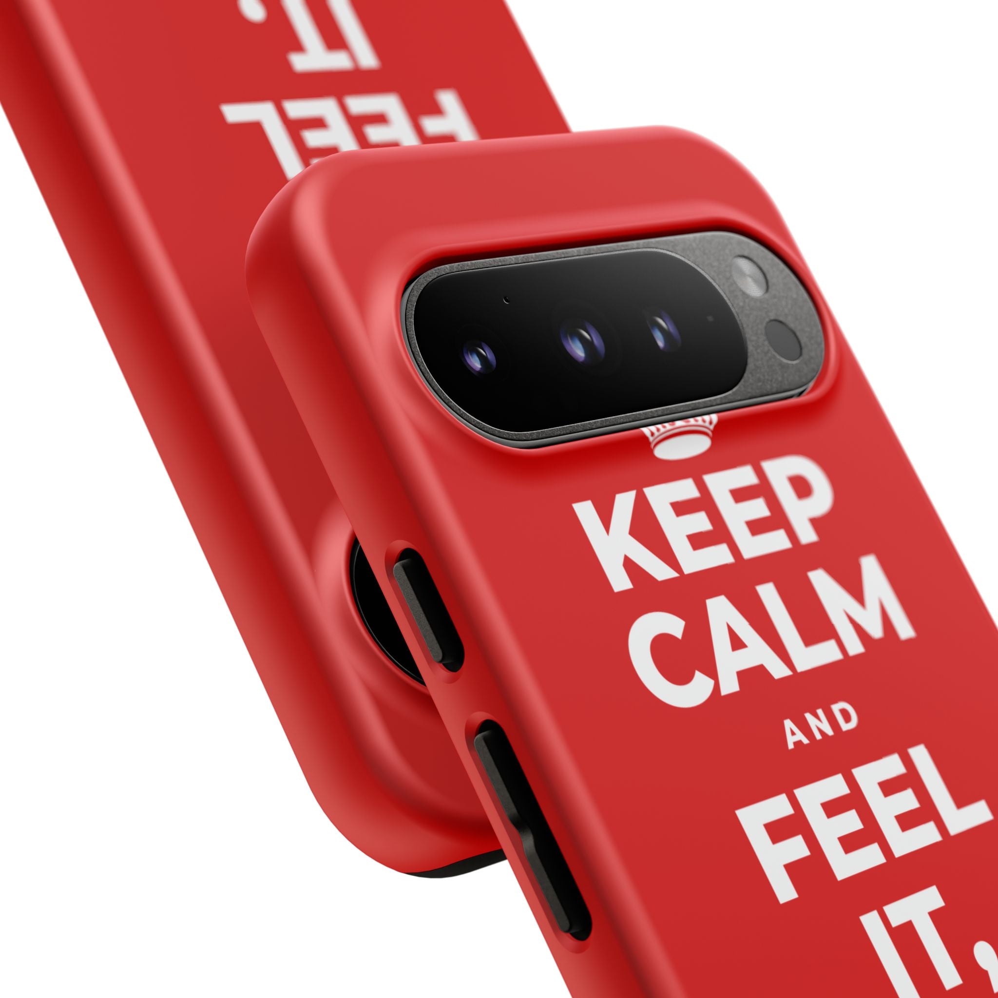 KEEP CALM AND FEEL IT, NOT FEED IT Phone Case