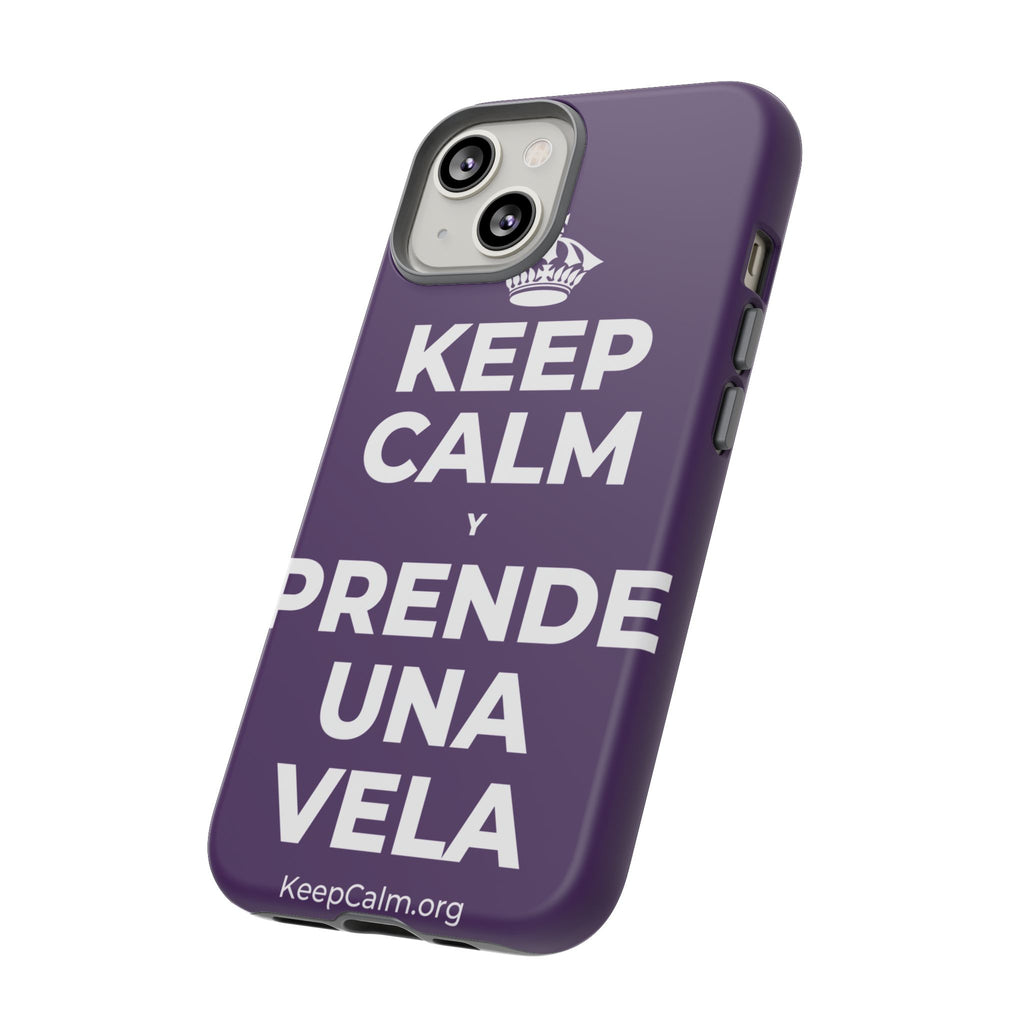 KEEP CALM Y PRENDE UNA VELA Phone Case