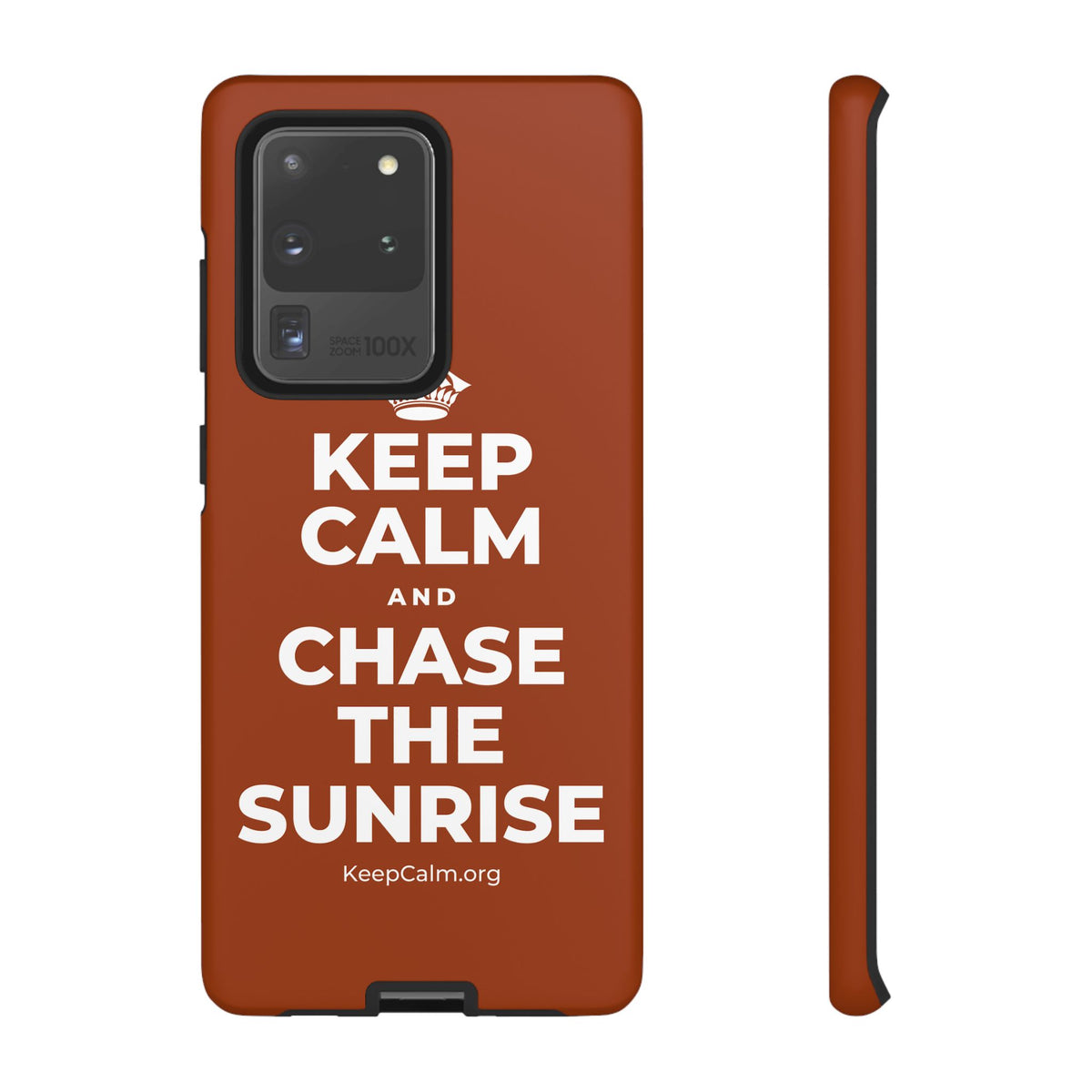 KEEP CALM AND CHASE THE SUNRISE Phone Case