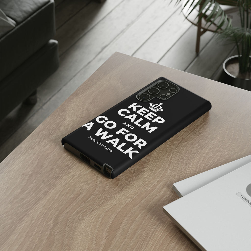 KEEP CALM AND GO FOR A WALK Phone Case