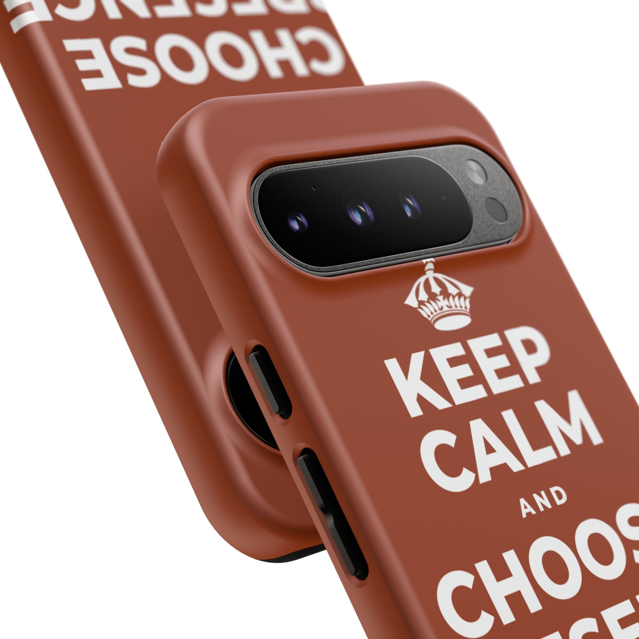 KEEP CALM AND CHOOSE PRESENCE OVER PRESENTS Phone Case
