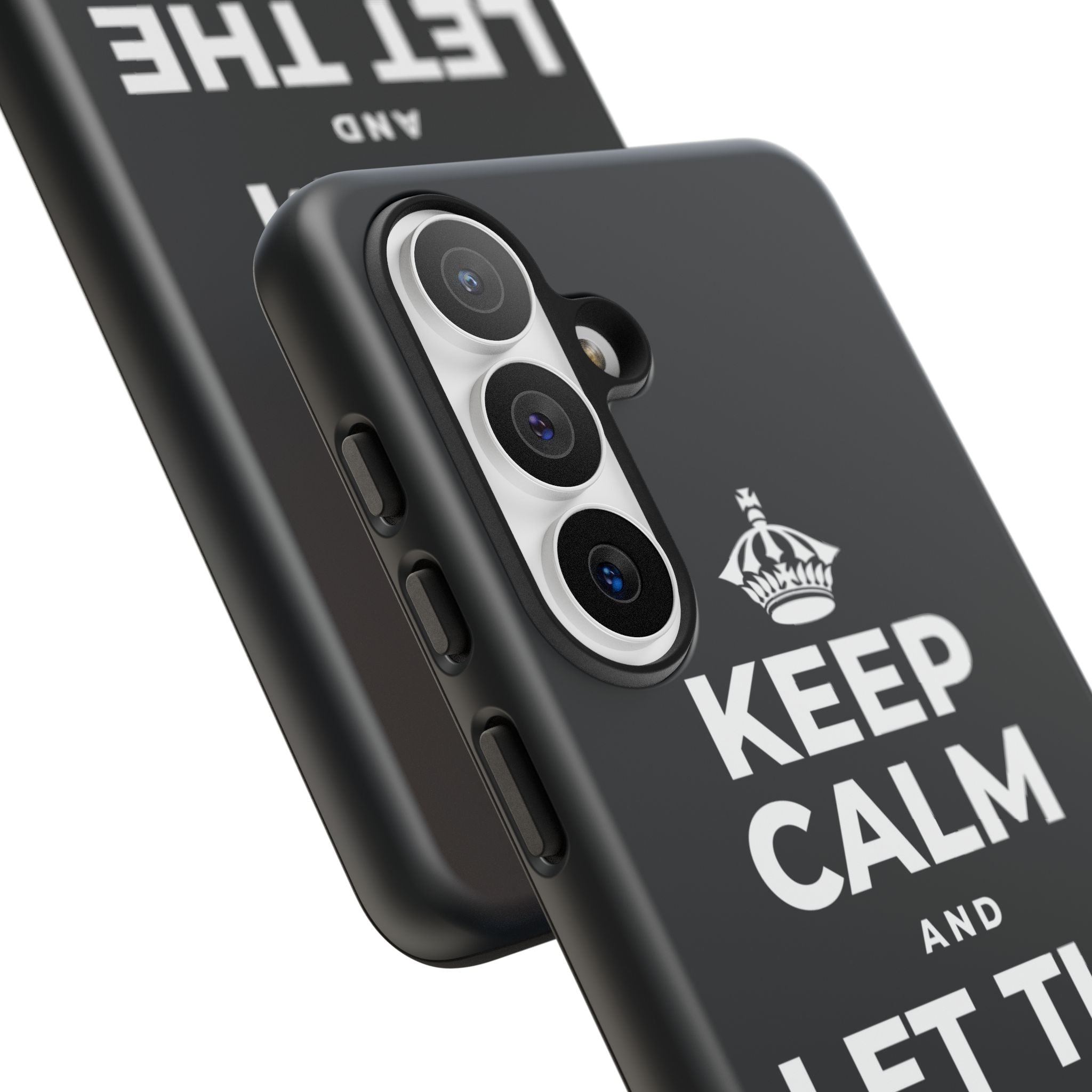 KEEP CALM AND LET THE SMILE OUT Phone Case (Dark)
