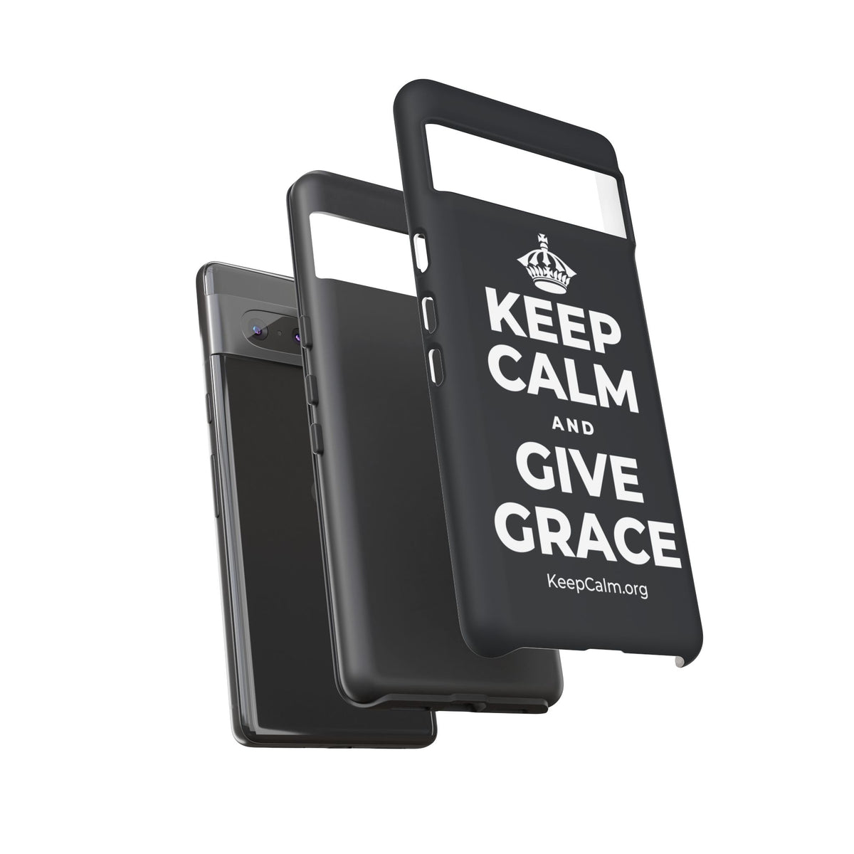 KEEP CALM AND GIVE GRACE Phone Case (Dark)