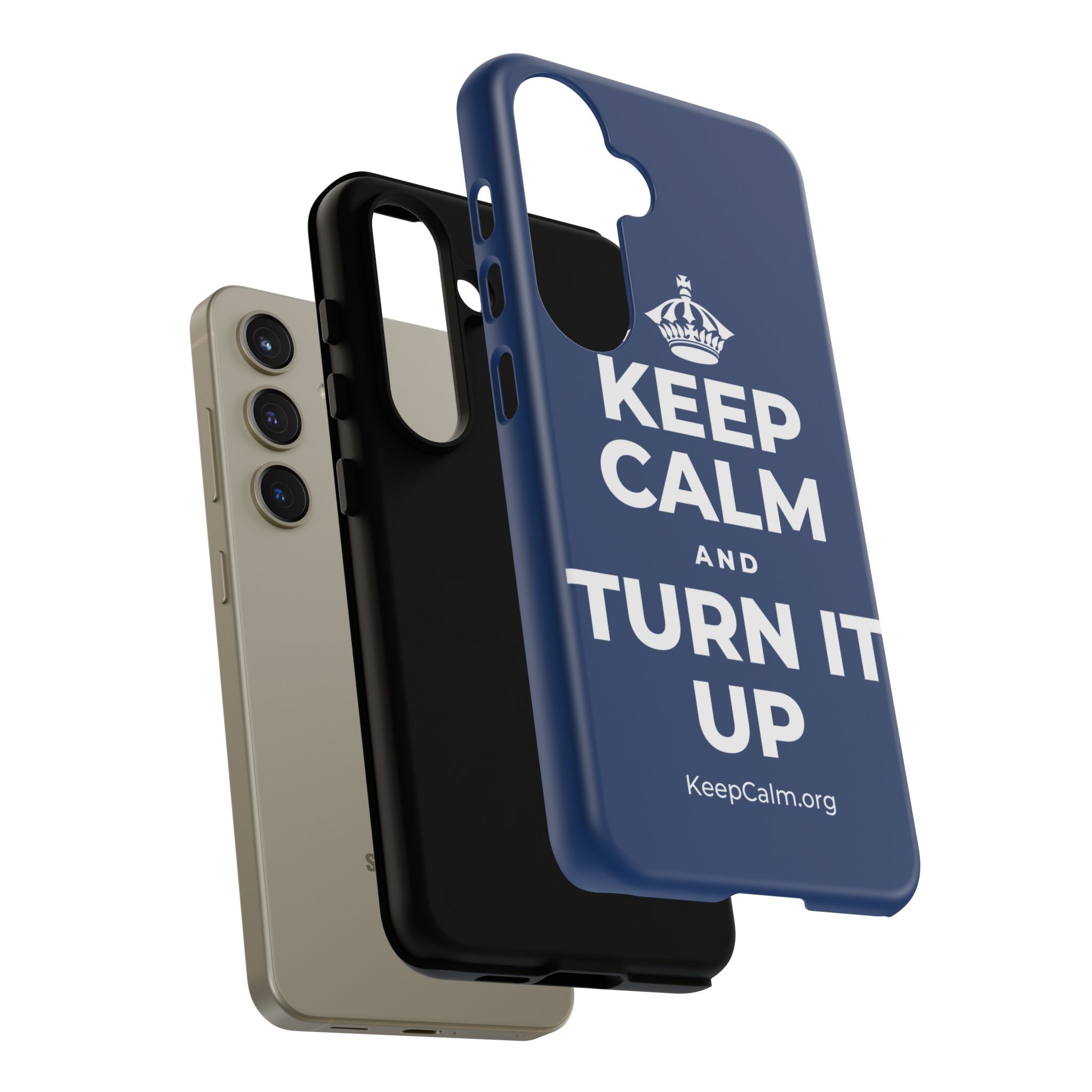 KEEP CALM AND TURN IT UP Phone Case