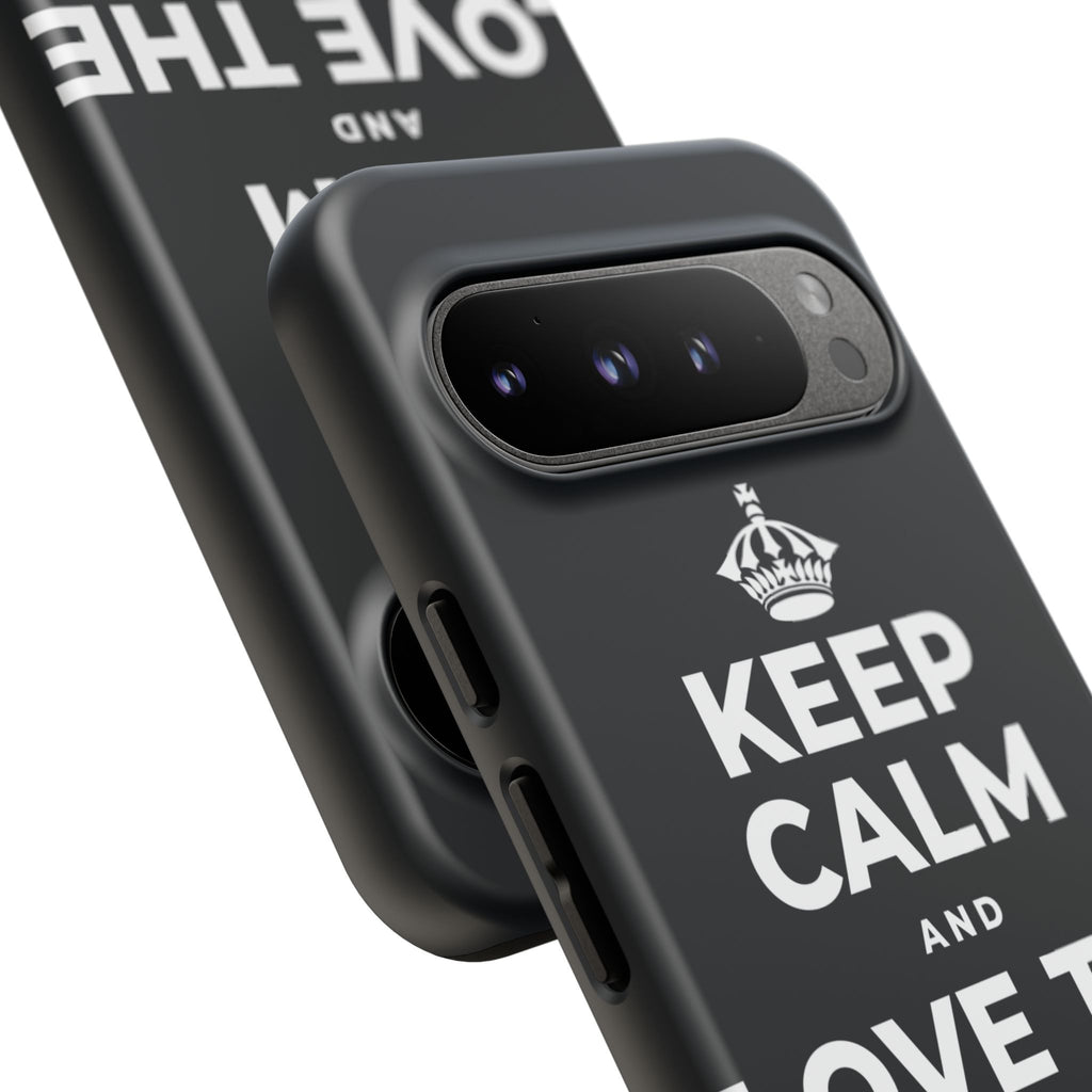 KEEP CALM AND LOVE THE QUIET HOURS Phone Case (Dark)