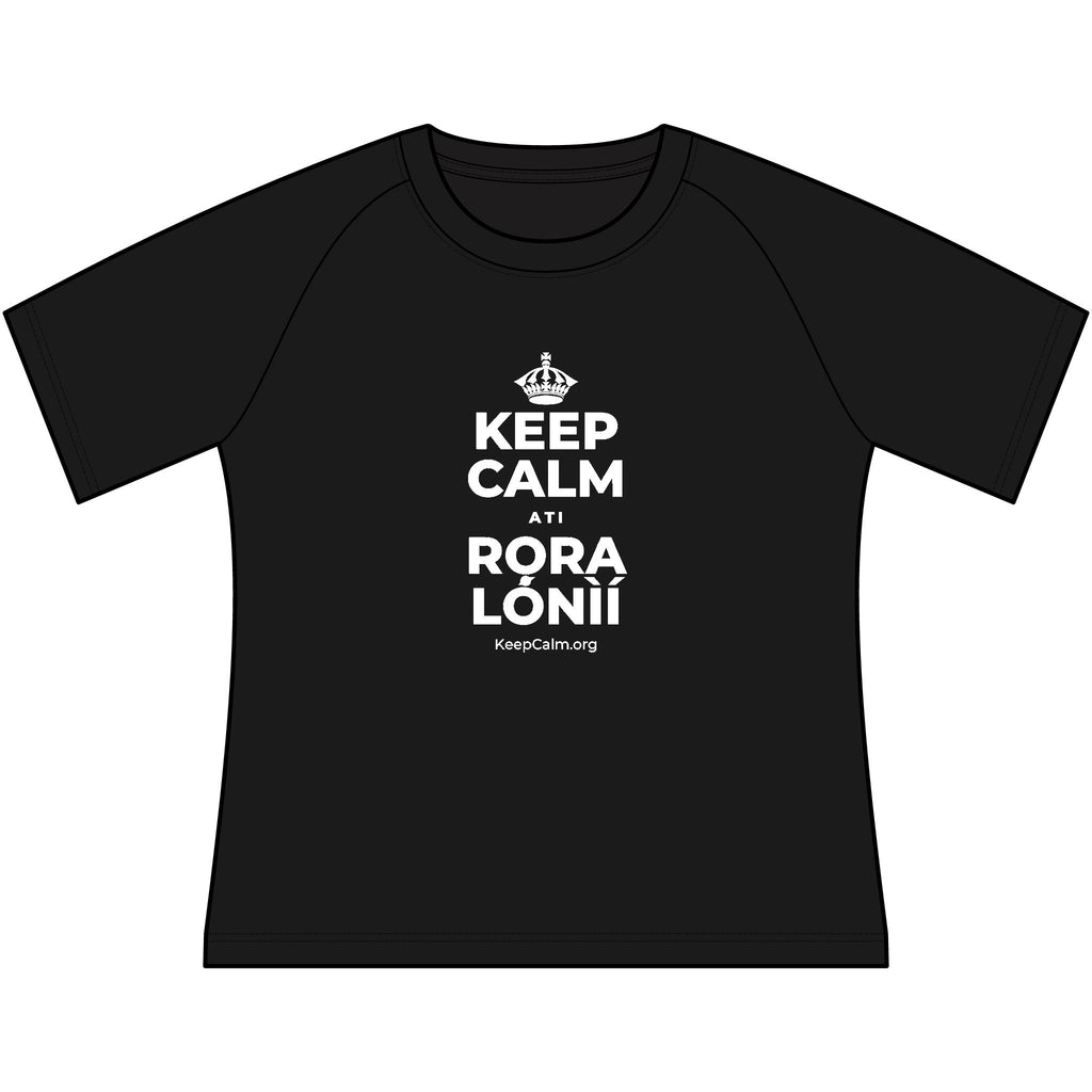 KEEP CALM ATI RỌRA LÓNÌÍ Women's Raglan Tee