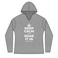 KEEP CALM AND SOAK IT IN Women's Long Sleeve Hoodie