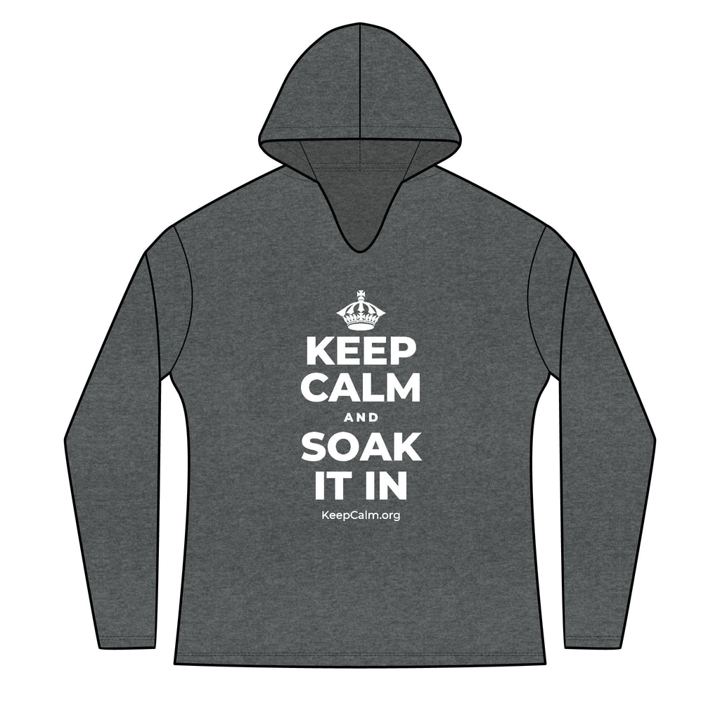KEEP CALM AND SOAK IT IN Women's Long Sleeve Hoodie