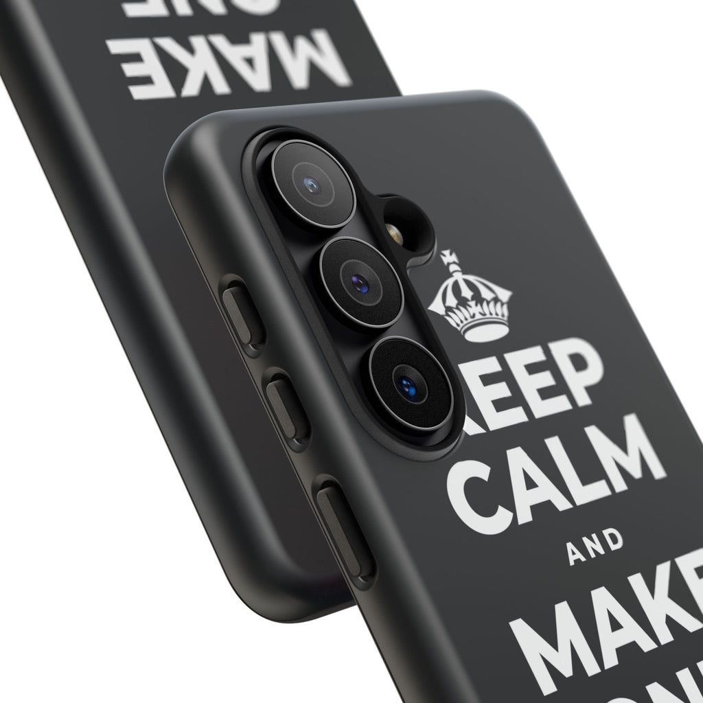 KEEP CALM AND MAKE ONE SMALL CHANGE Phone Case (Dark)