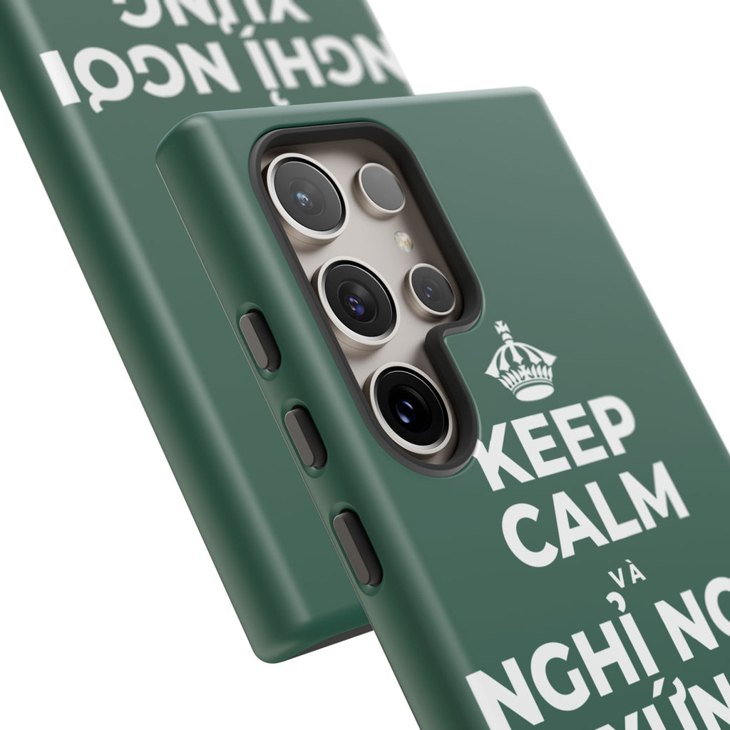 KEEP CALM VÀ NGHỈ NGƠI XỨNG ĐÁNG CỦA BẠN Phone Case