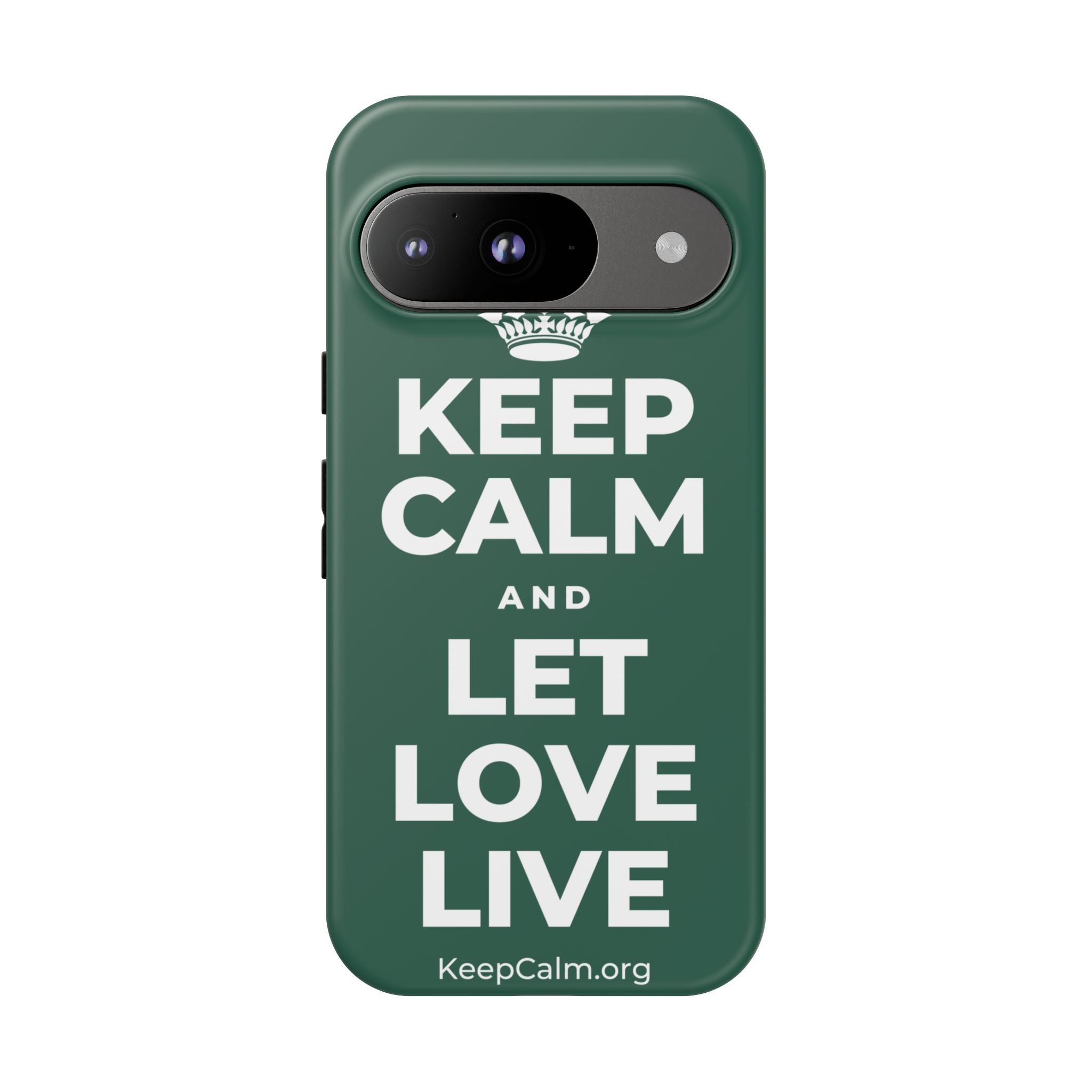 KEEP CALM AND LET LOVE LIVE Phone Case